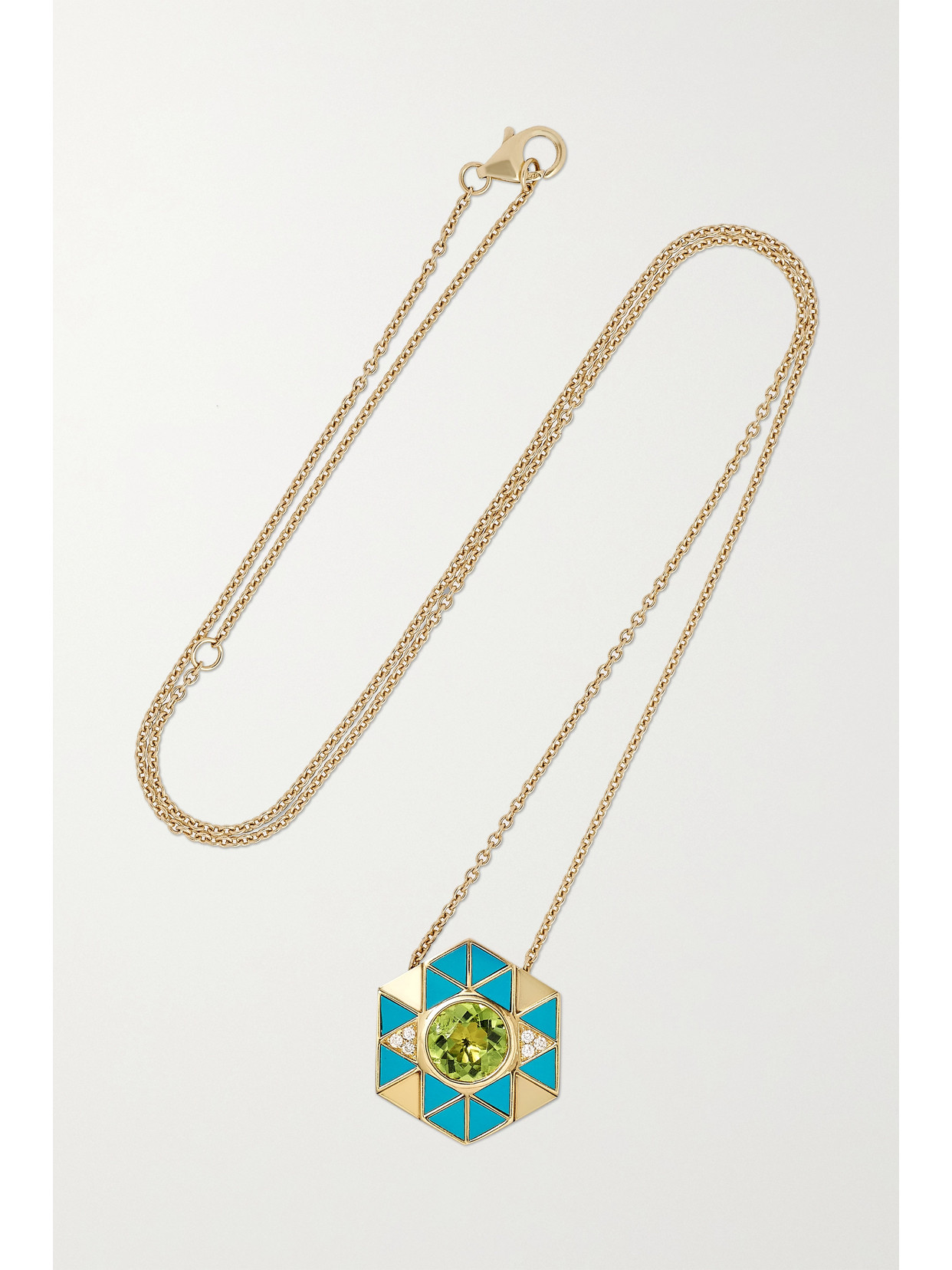 Harwell Godfrey - Evil Eye 18-karat Gold Multi-stone Necklace - one size 22 Awaiting product image