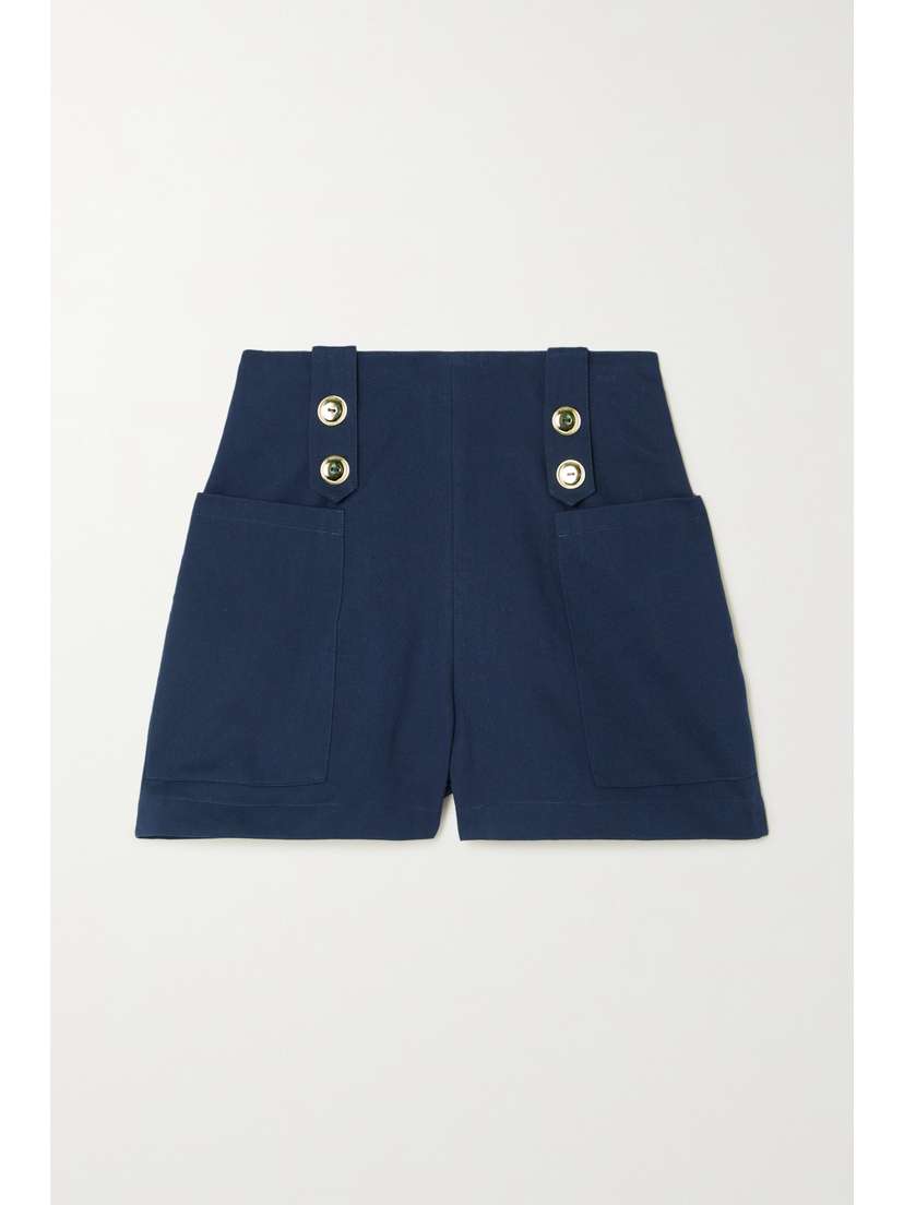 ARTCLUB + Net Sustain Vita Marina Cotton-twill Shorts