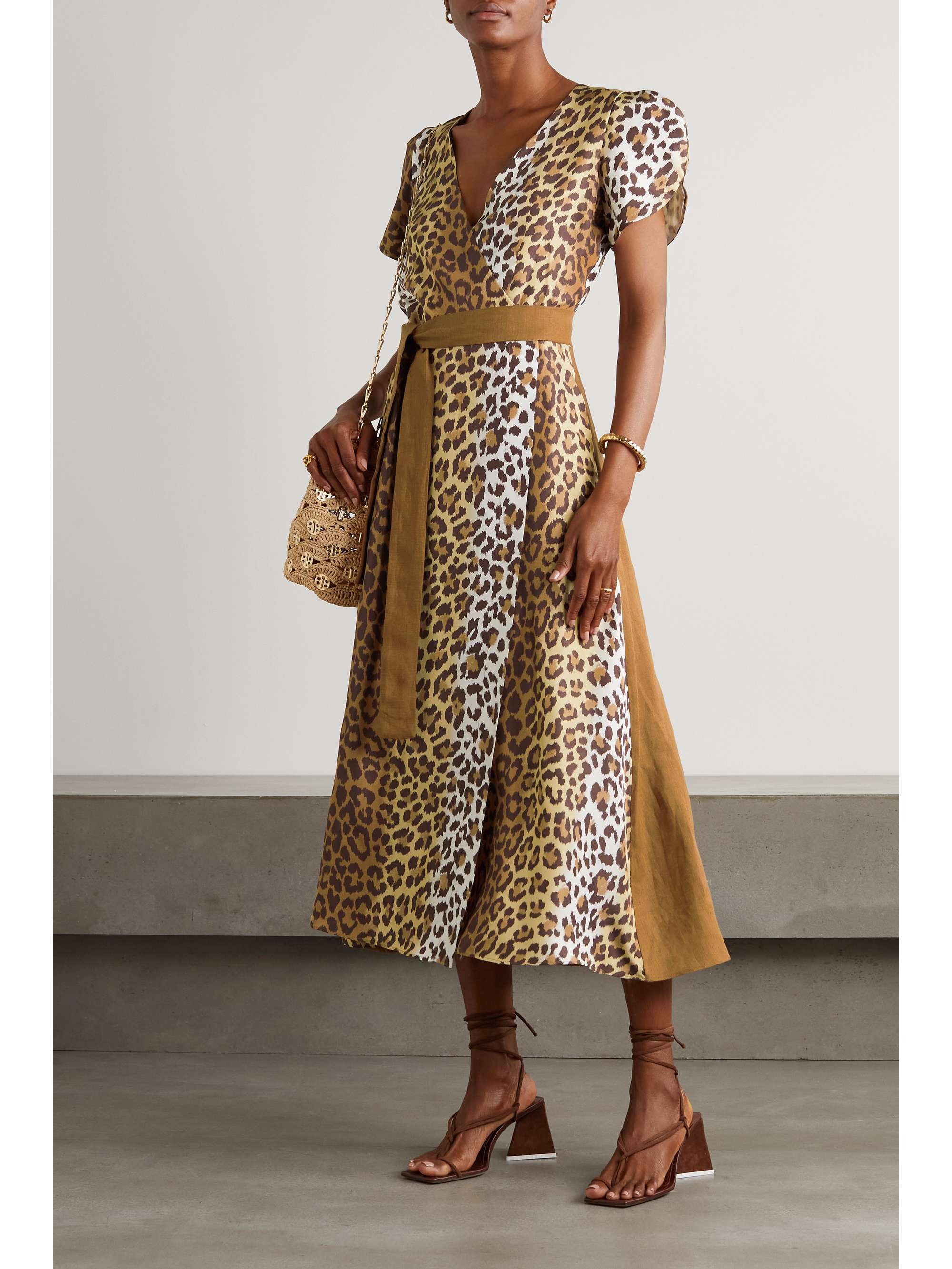 dlsb leopard dress