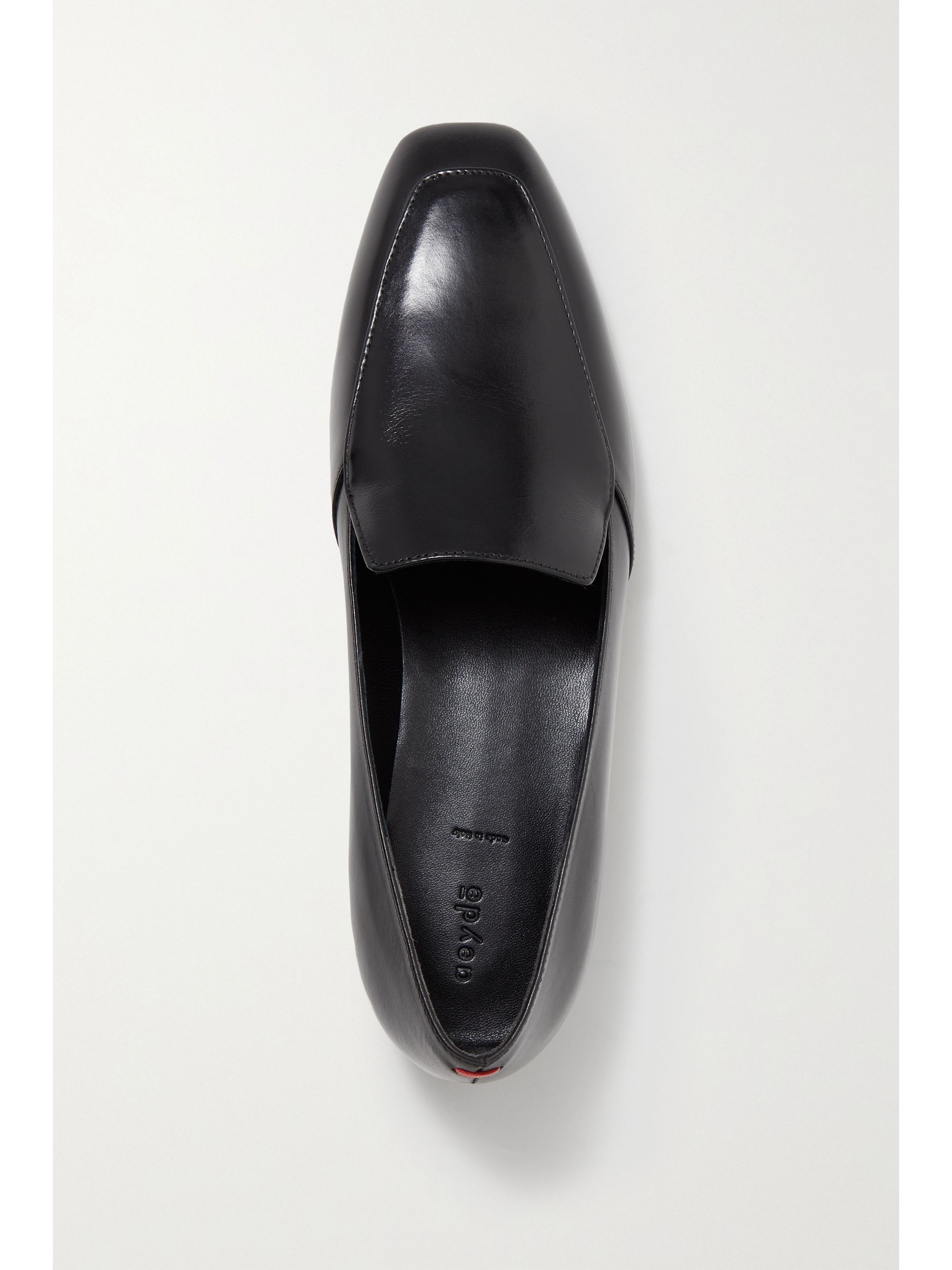 Black Angie leather loafers | AEYDE | NET-A-PORTER