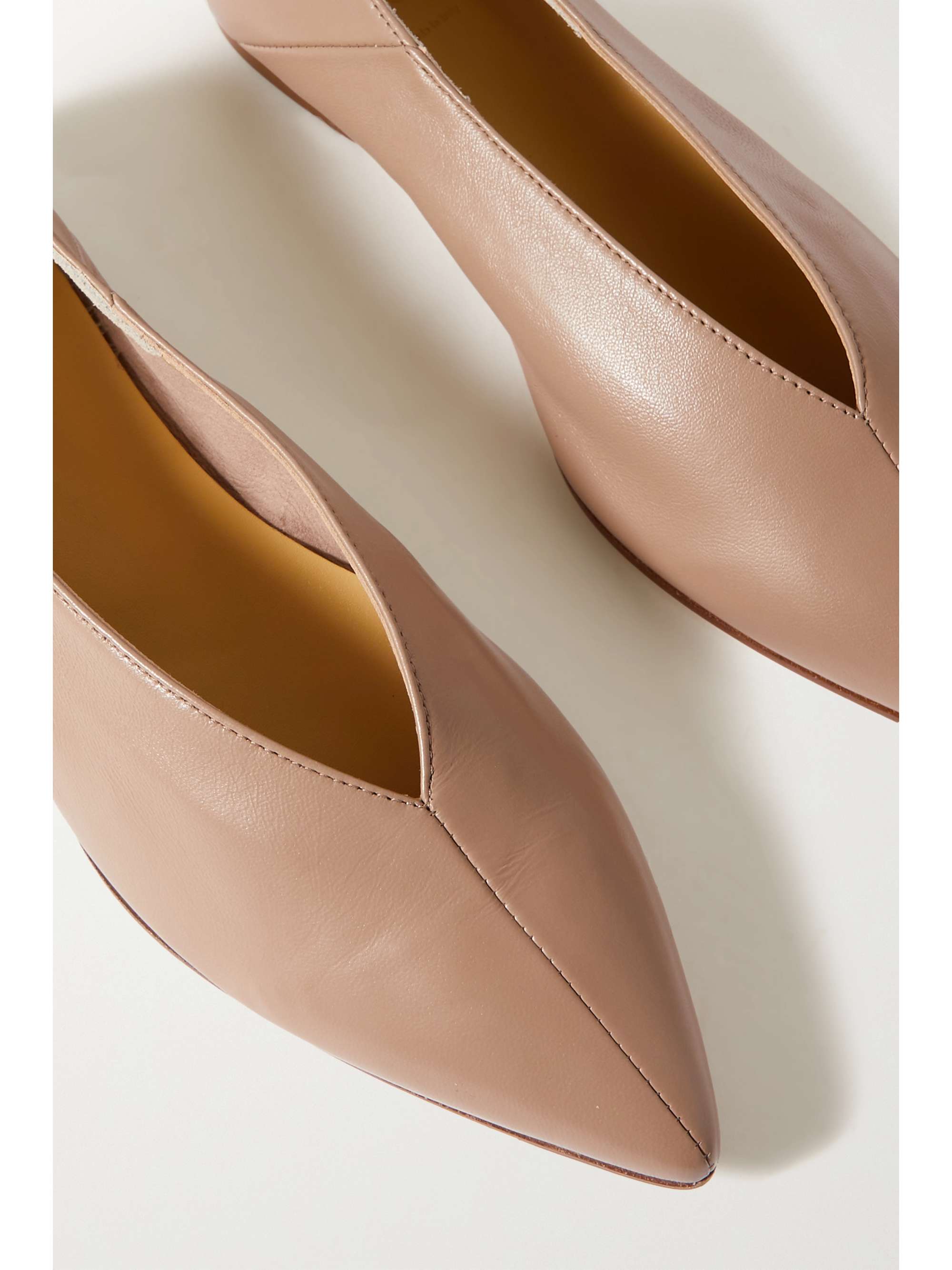 AEYDE Rosa leather point-toe flats