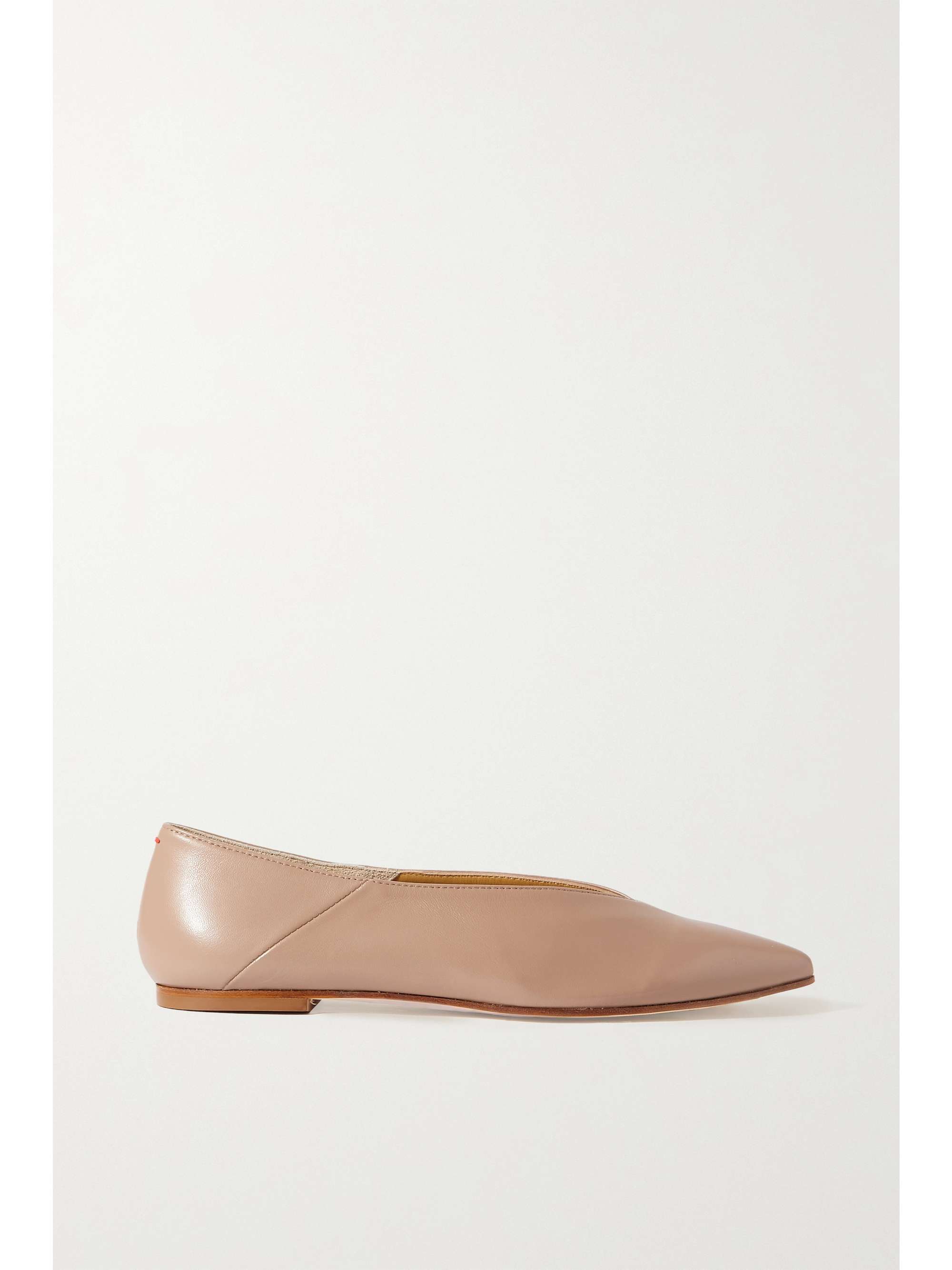 AEYDE Rosa leather point-toe flats