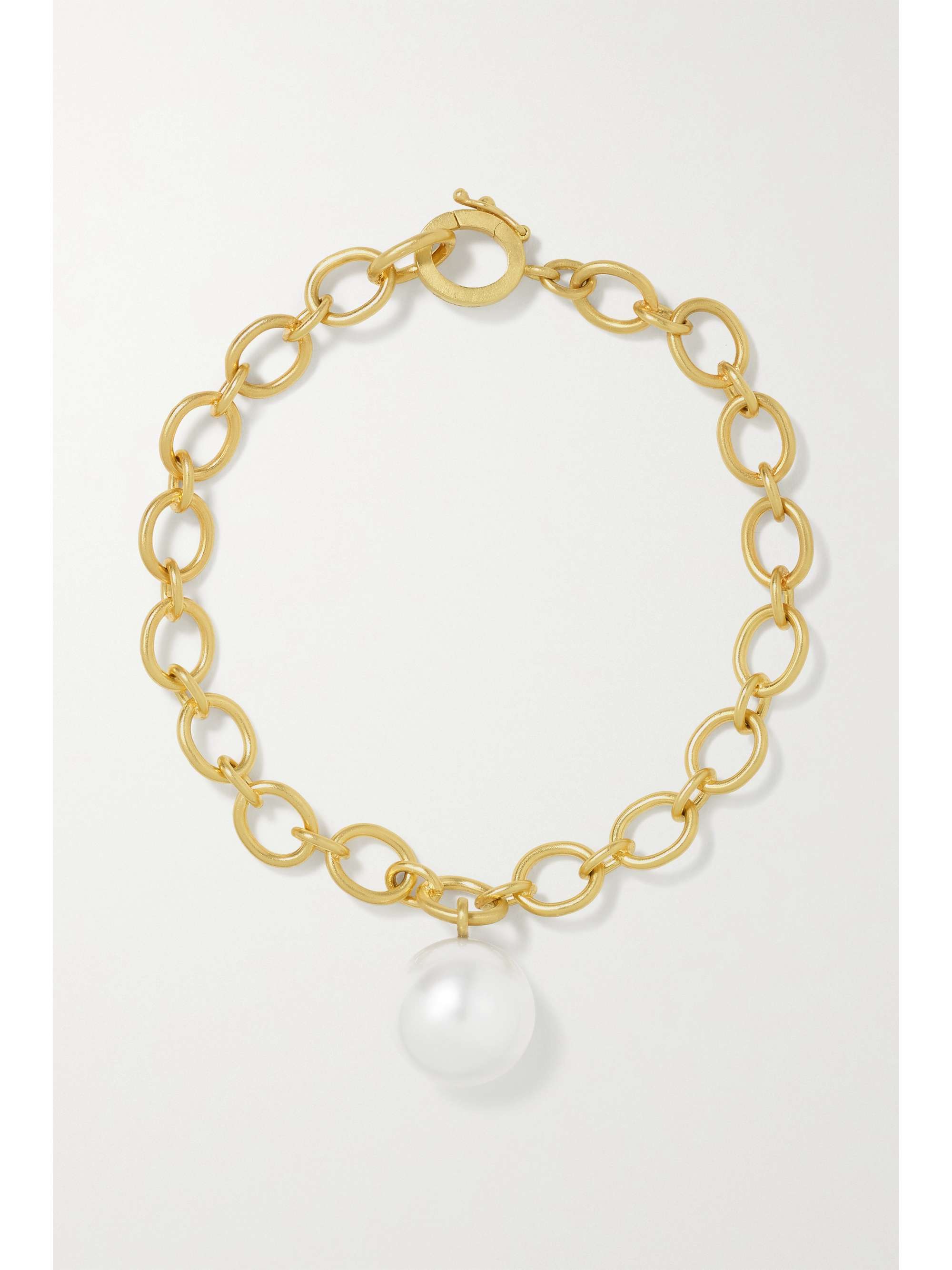 IRENE NEUWIRTH Gumball 18-karat gold pearl bracelet