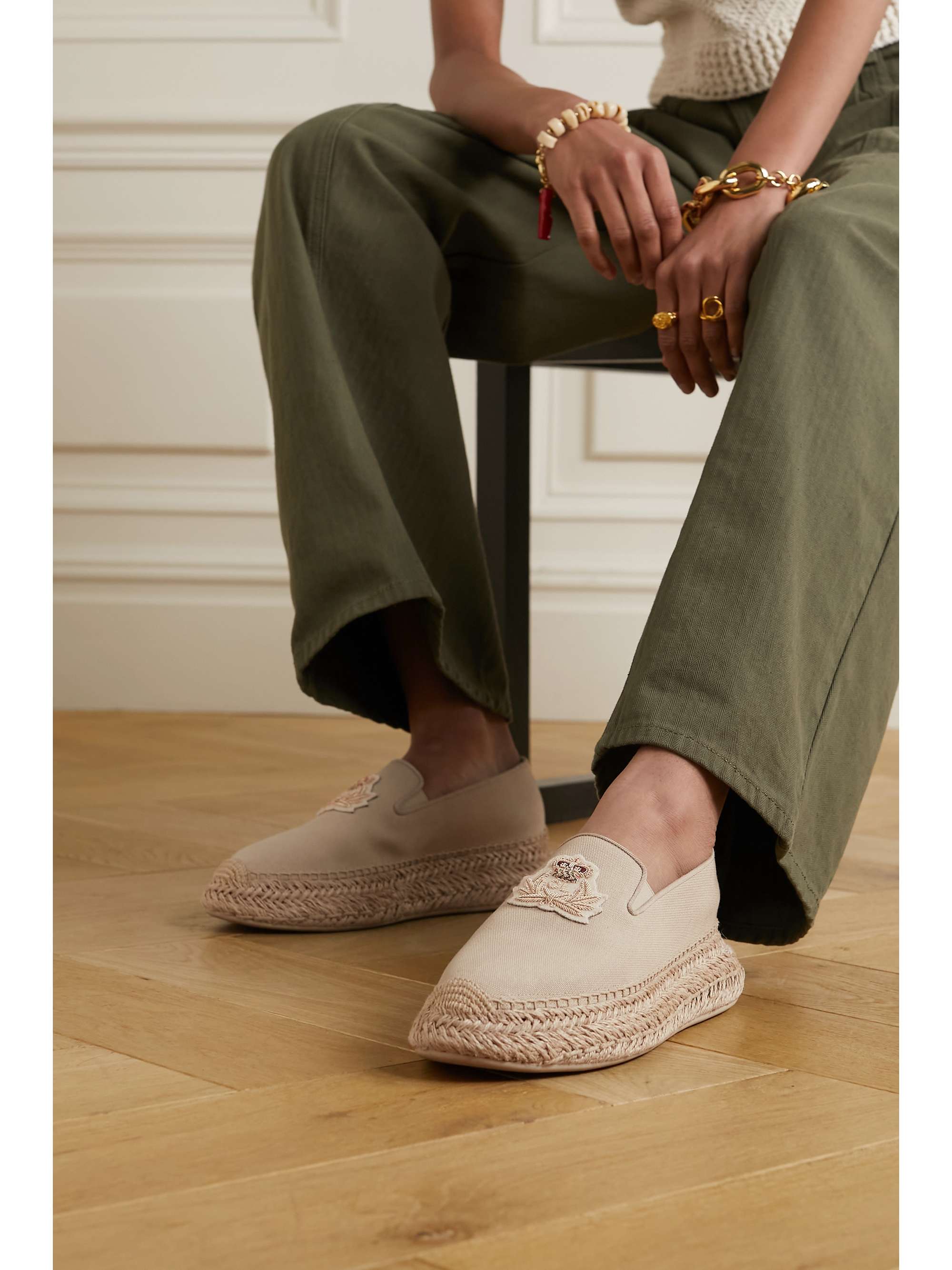 christian louboutin espadrille