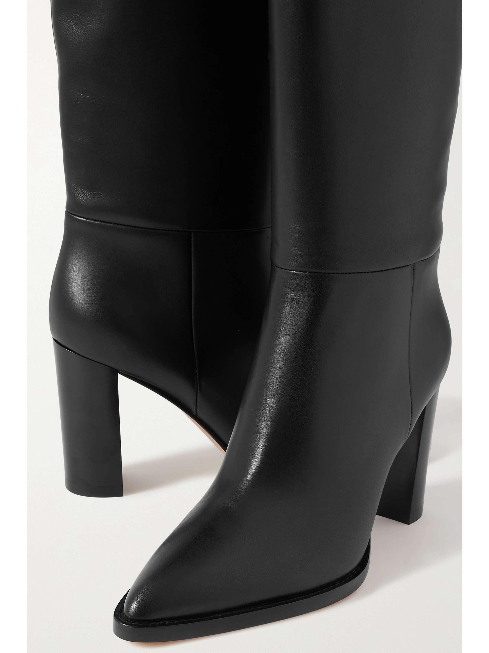 gianvito rossi 85mm leather knee boots