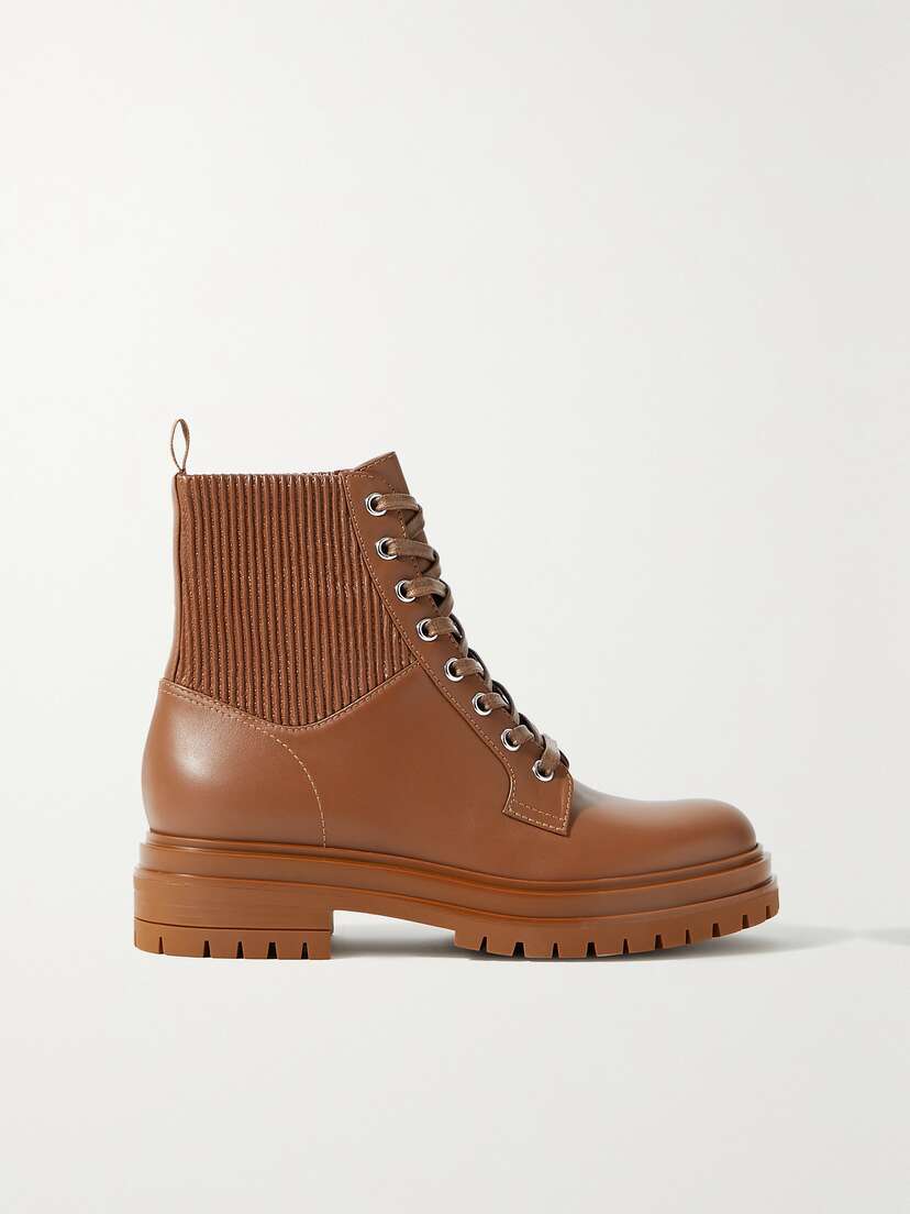 Gianvito Rossi Martis 20 Leather Ankle Boots