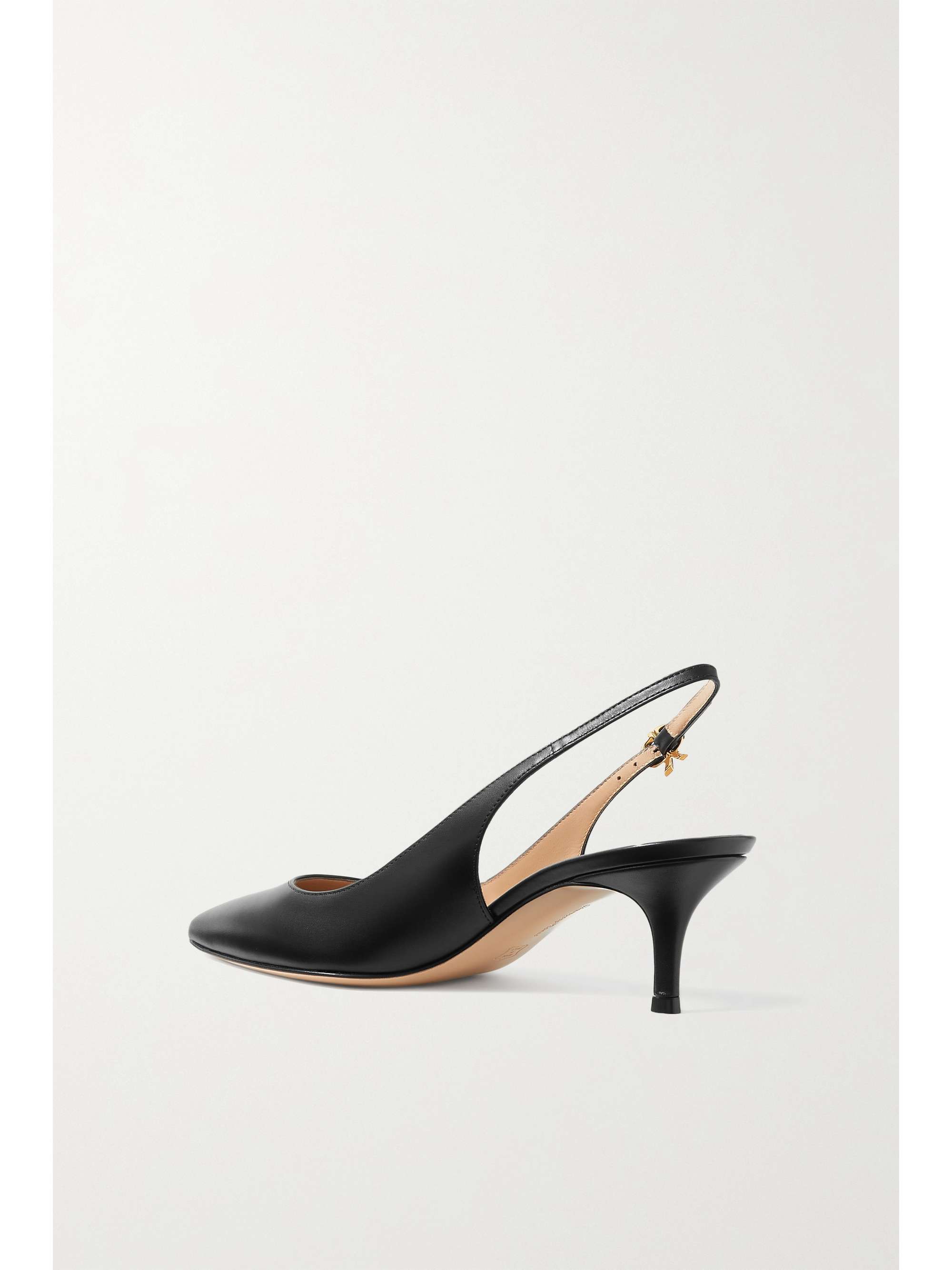 GIANVITO ROSSI Ribbon 55 leather slingback pumps | NET-A-PORTER