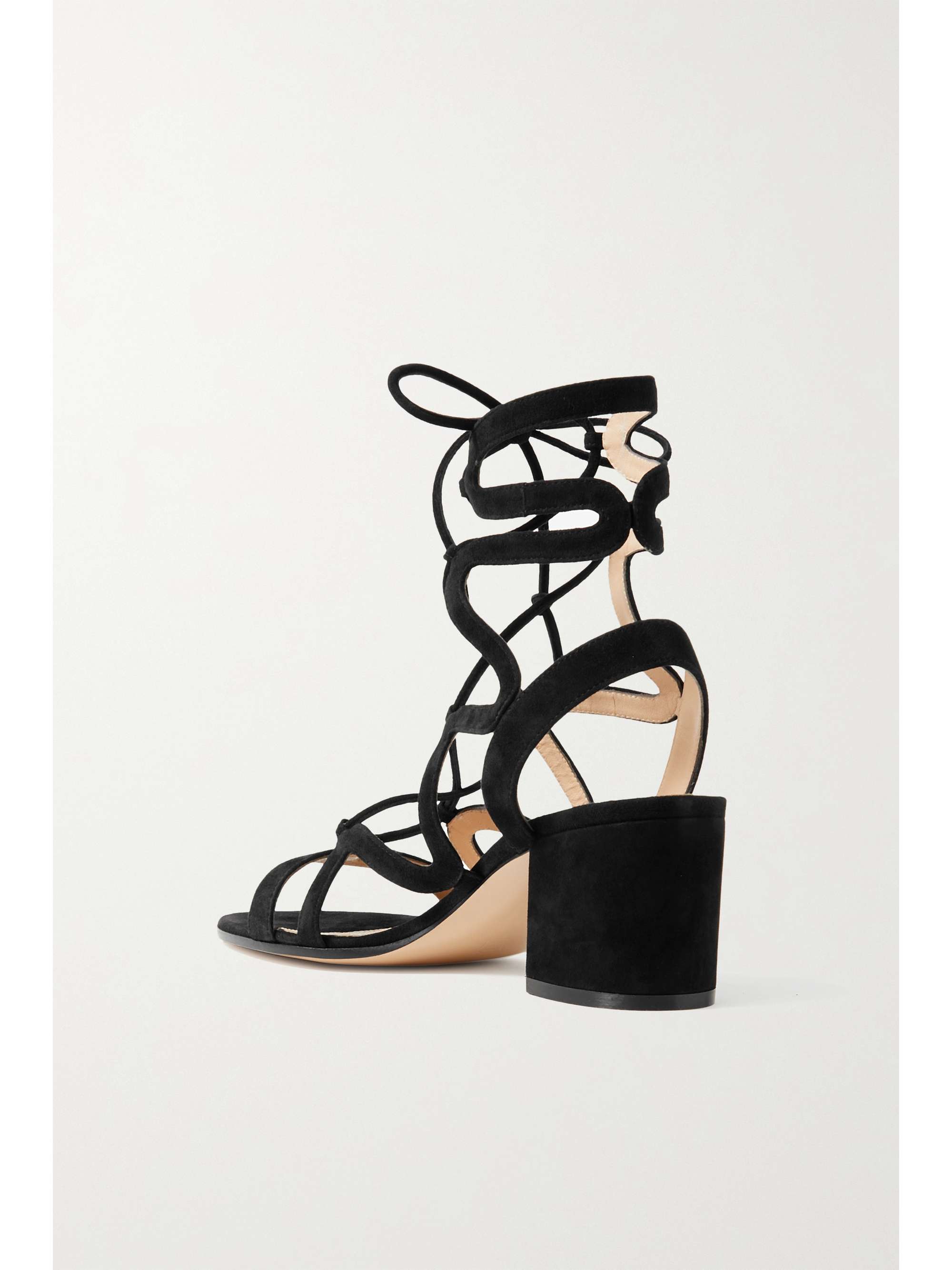 GIANVITO ROSSI Artemis 60 lace-up suede sandals