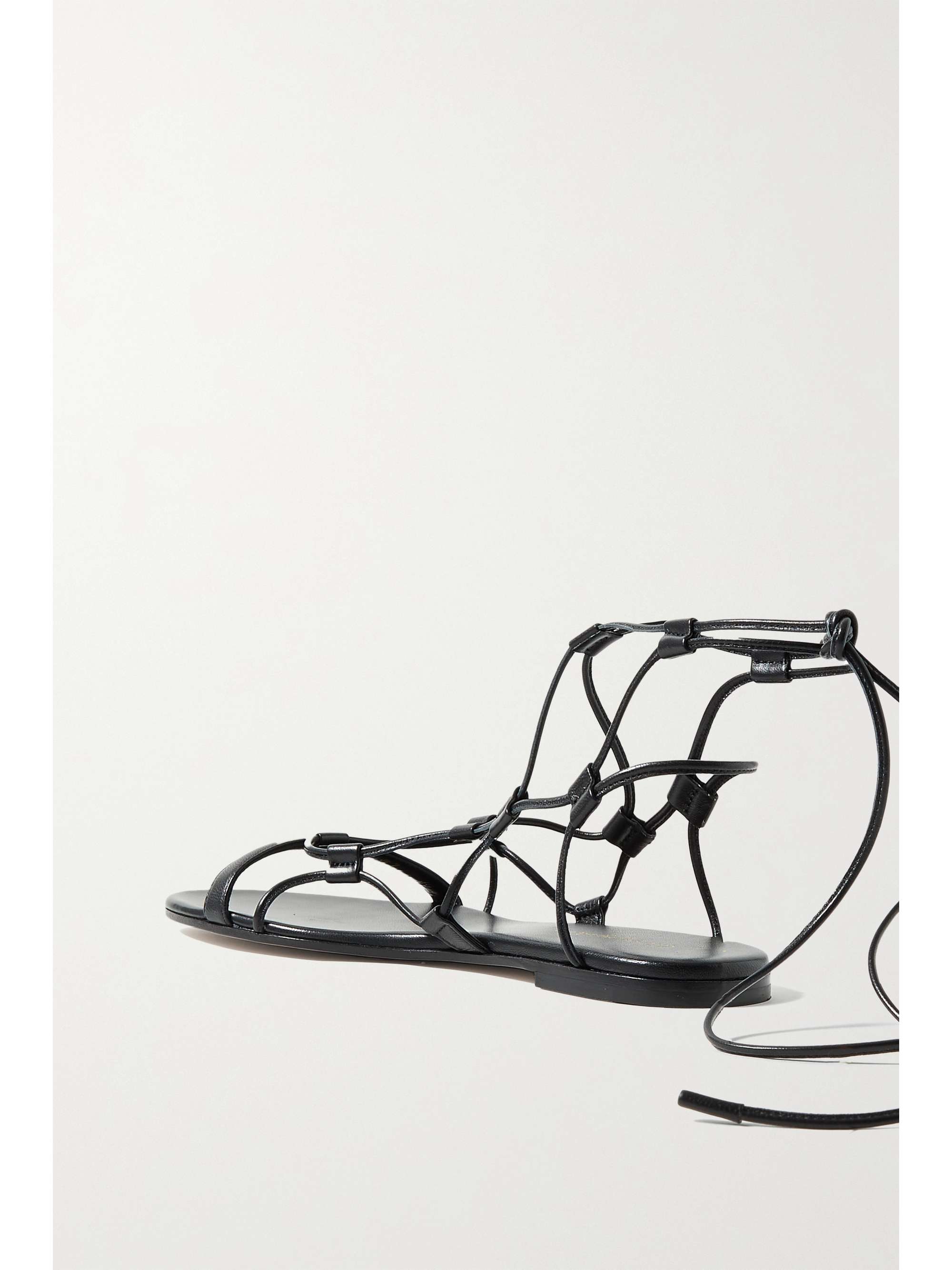 GIANVITO ROSSI Giza lace-up leather sandals