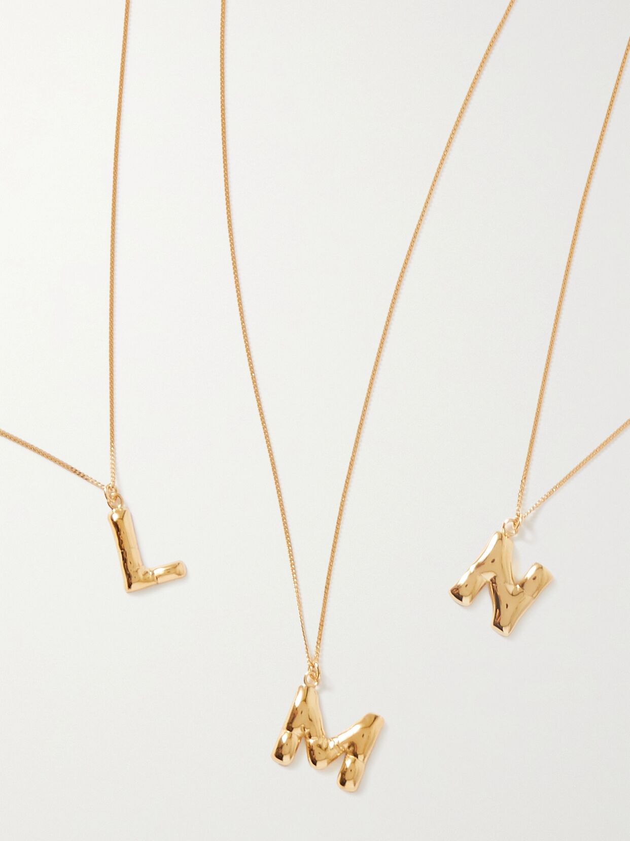 + NET SUSTAIN Classicworks gold vermeil necklace