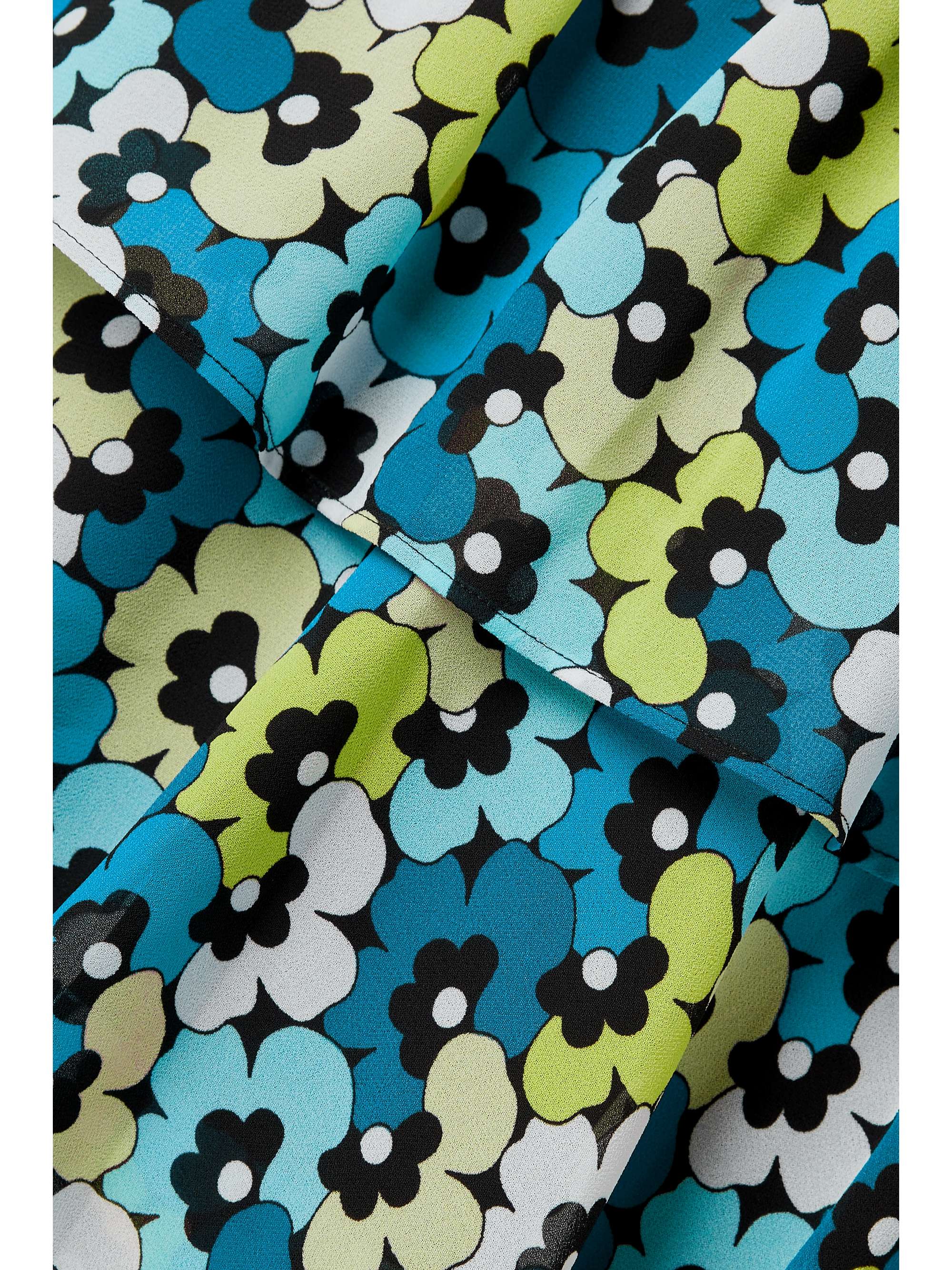 MICHAEL MICHAEL KORS Tiered floral-print crepe mini skirt