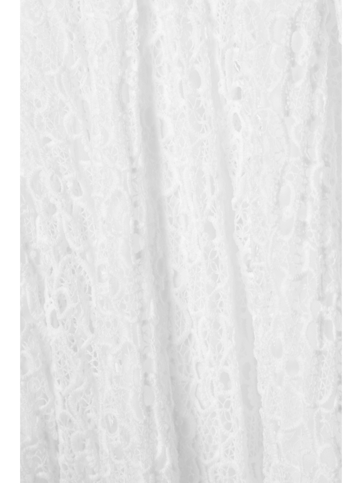 Michael Michael Kors Chain-embellished Pleated Lace Maxi Dress In White