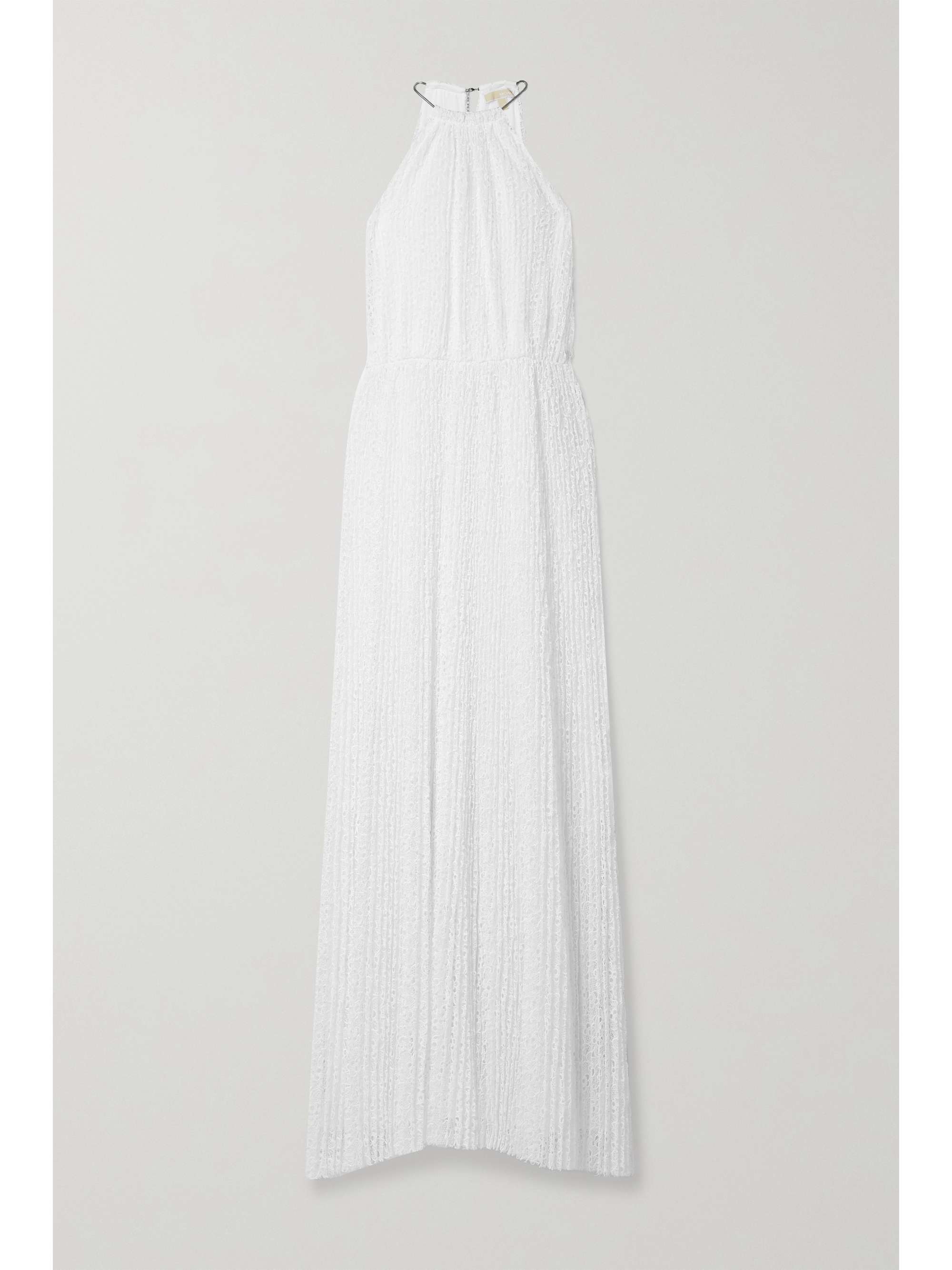 Michael kors pleated maxi dress discount