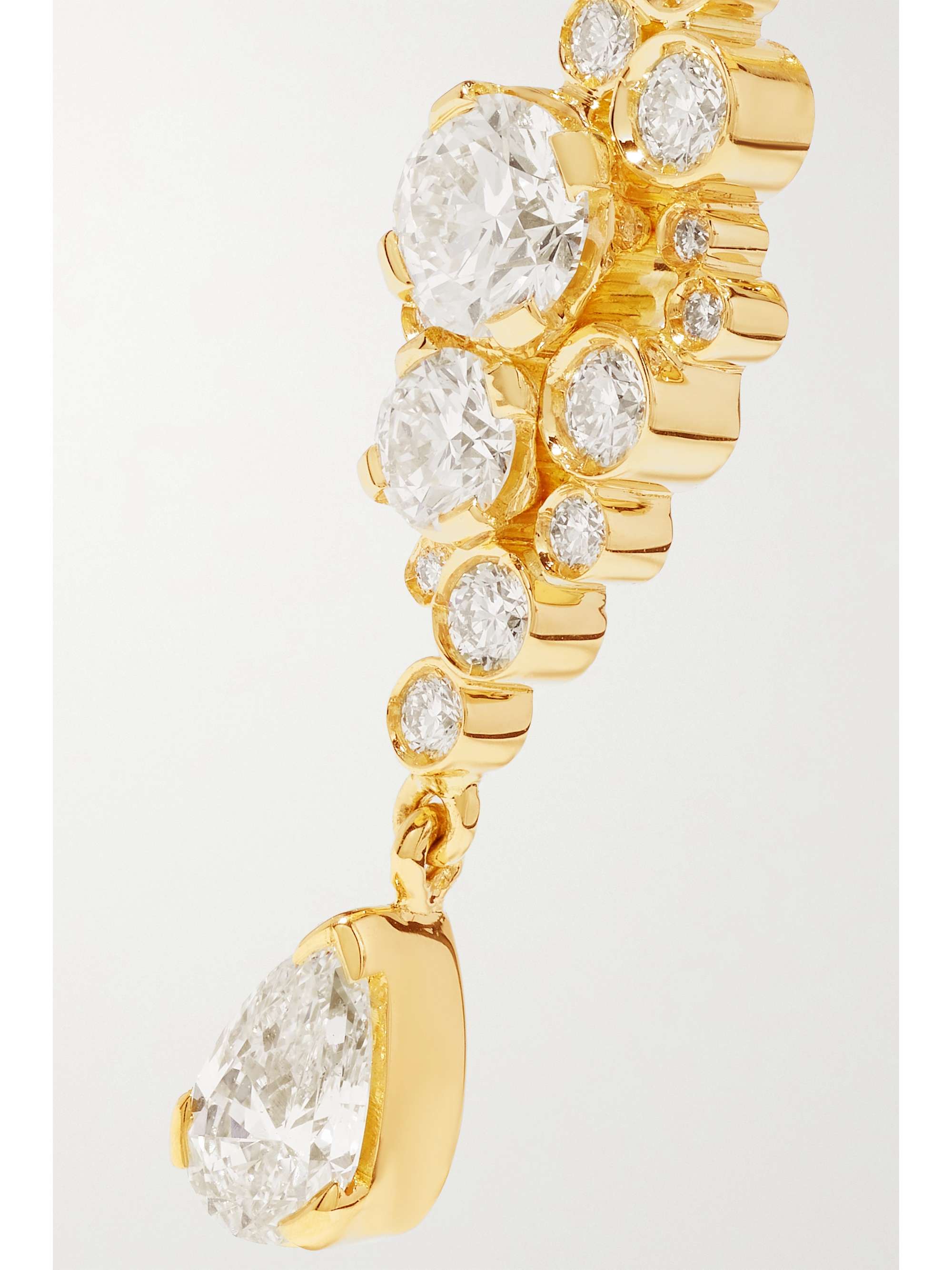 SOPHIE BILLE BRAHE Splash 18-karat gold diamond single earring