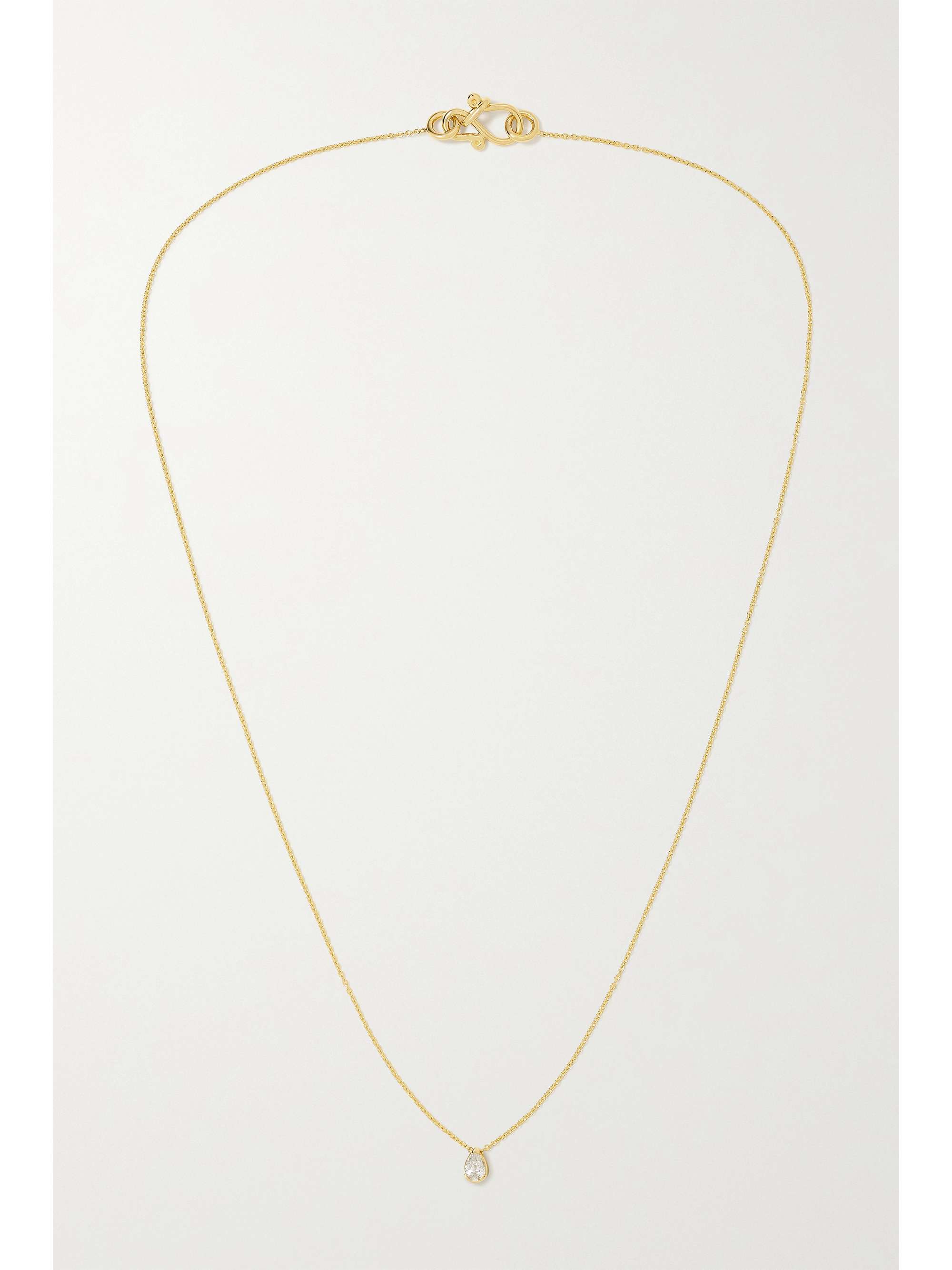 SOPHIE BILLE BRAHE Goutte 18-karat gold diamond necklace