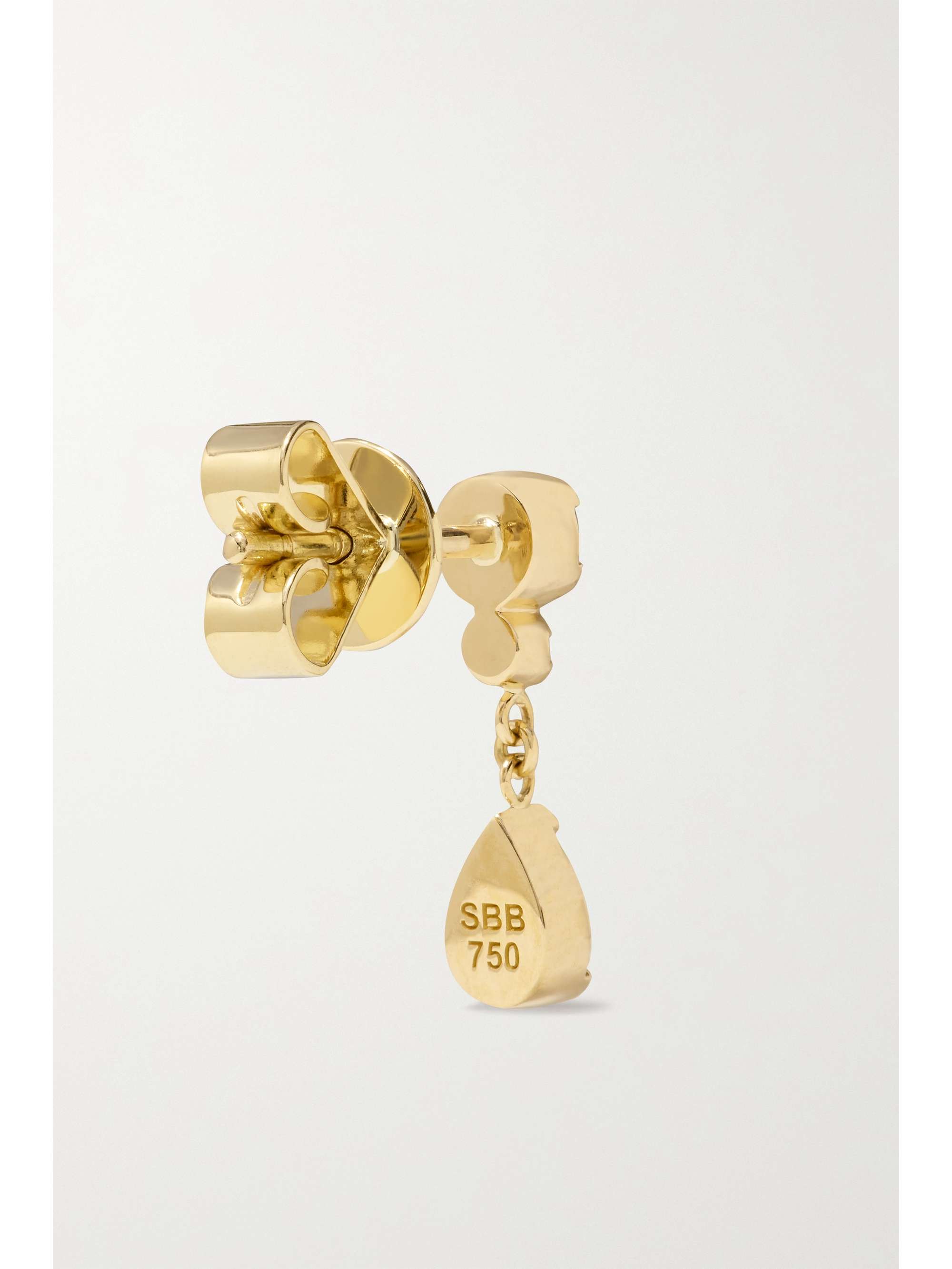 SOPHIE BILLE BRAHE Goutte 18-karat gold diamond single earring