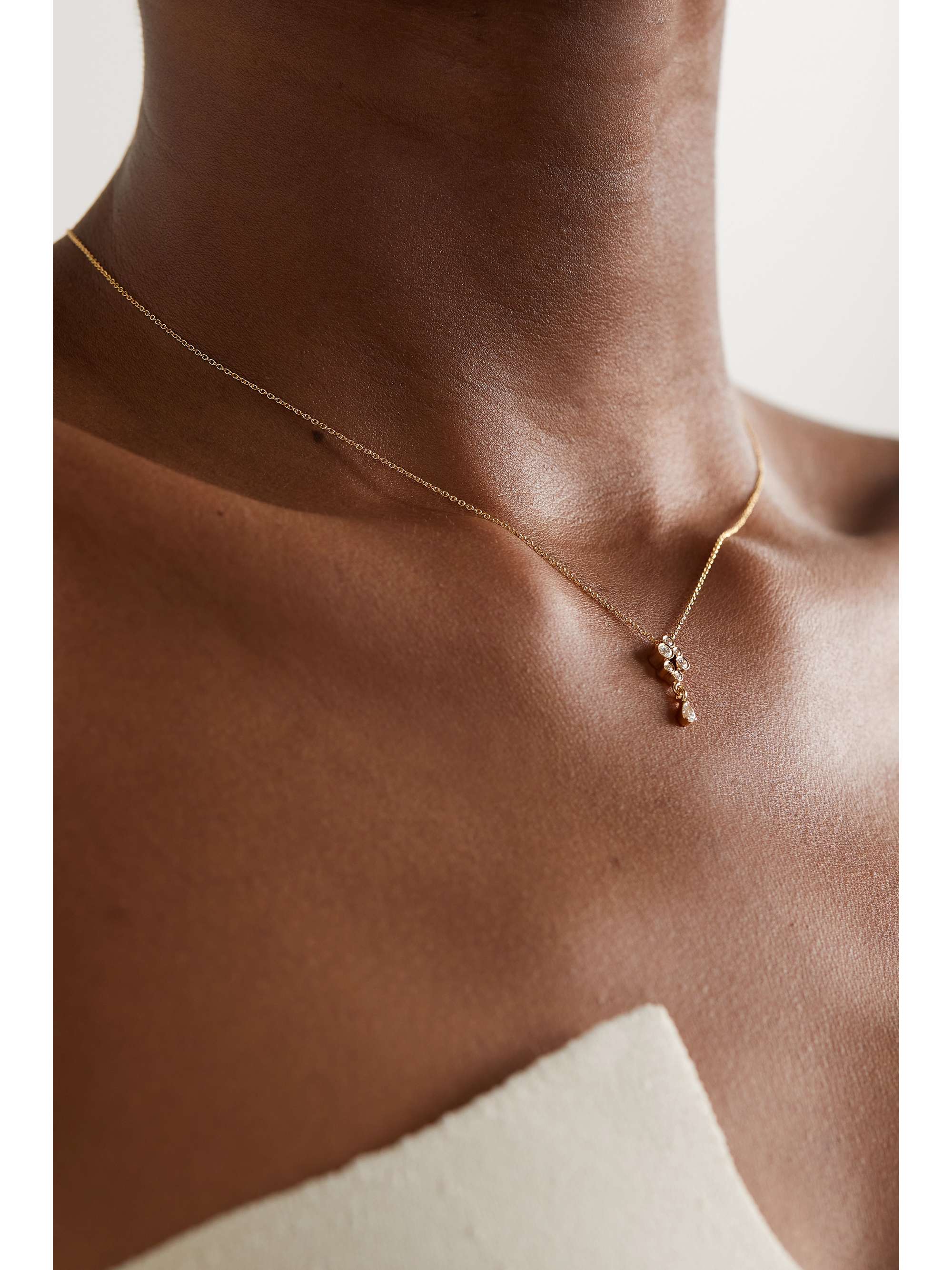 SOPHIE BILLE BRAHE Splash Diamant 18-karat gold diamond necklace