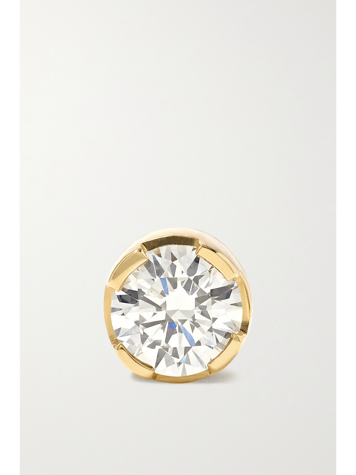 Sophie Bille Brahe Women's Diamant 18k Yellow Gold & Diamond Stud Earring In Gold