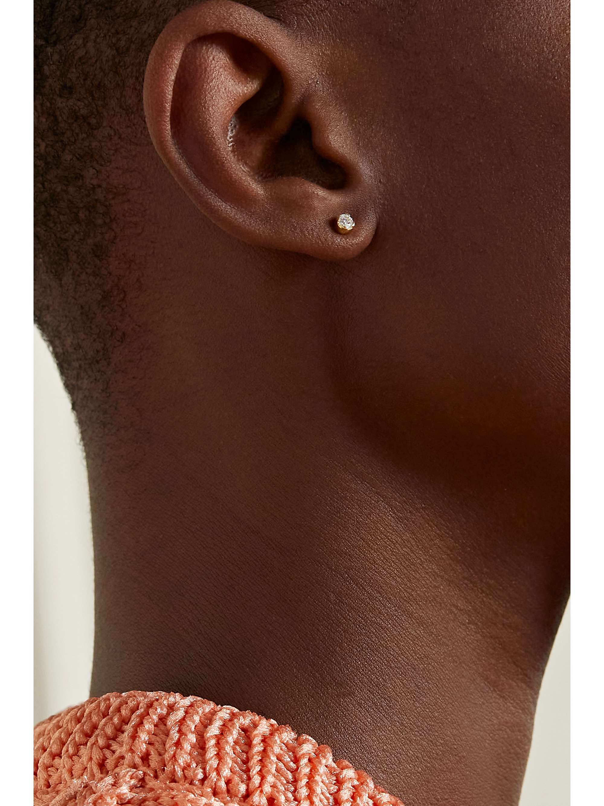 SOPHIE BILLE BRAHE 18-karat gold diamond single earring