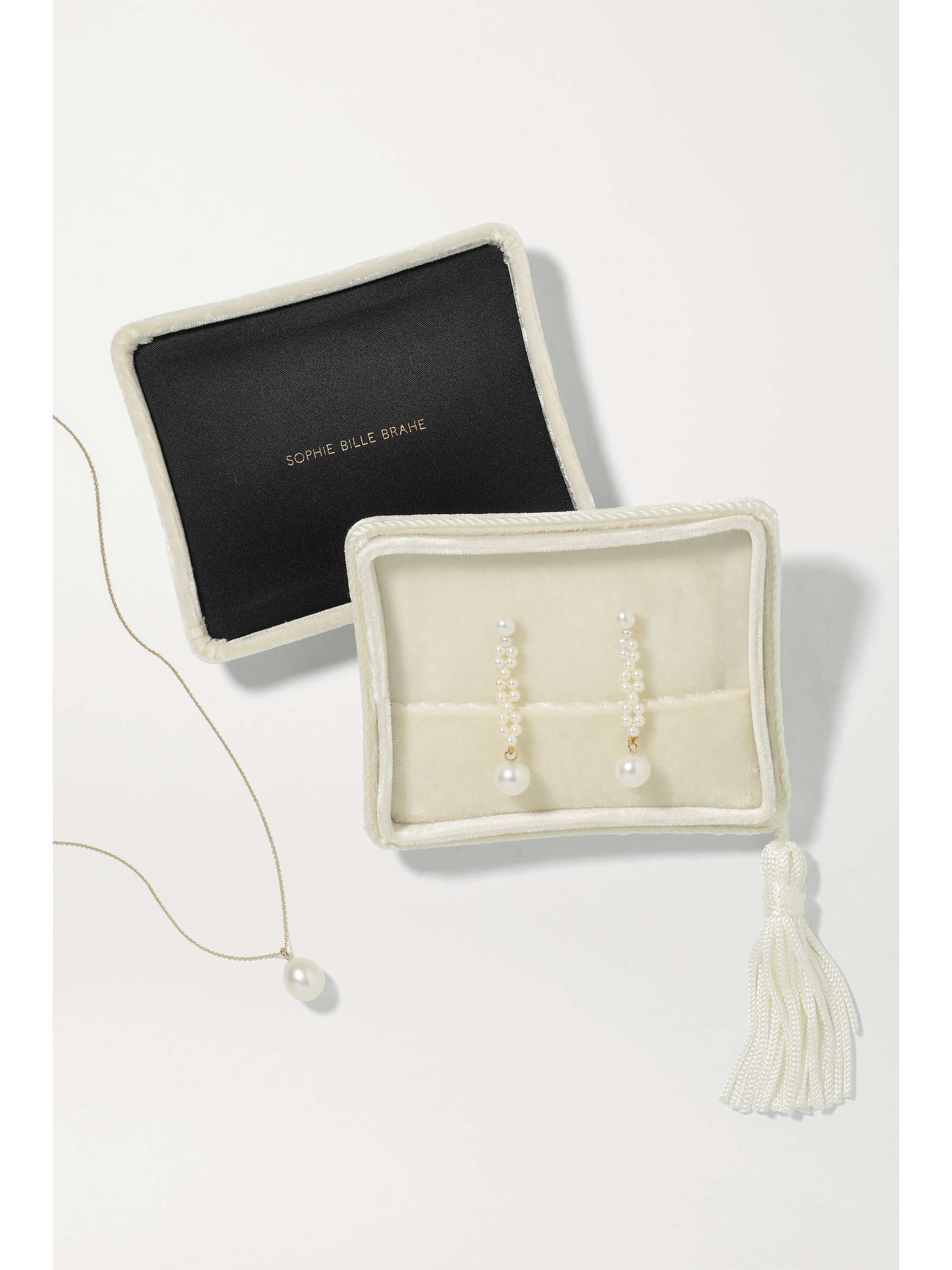 SOPHIE BILLE BRAHE Velvet jewelry box