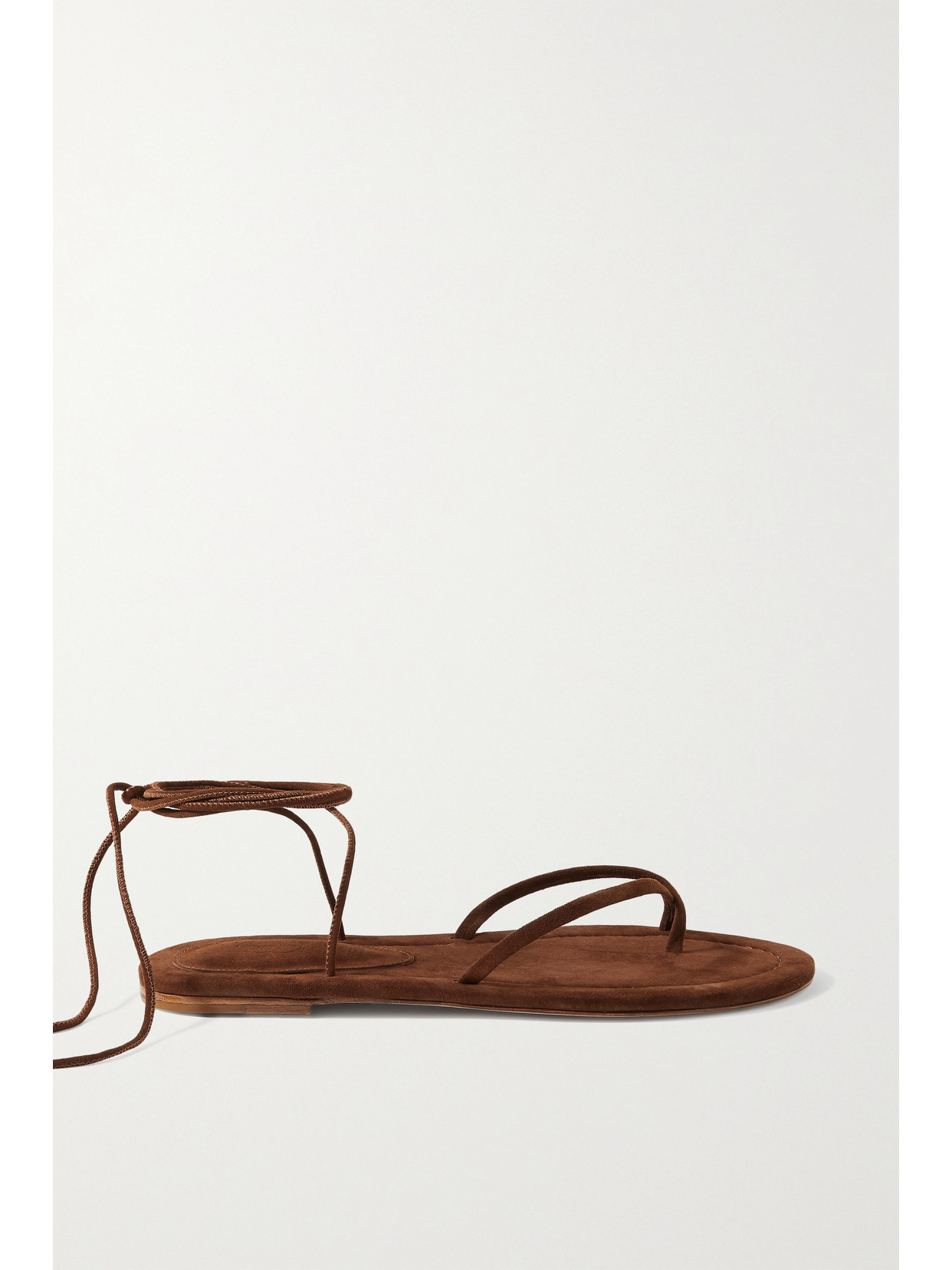 Porte & Paire Suede Sandals