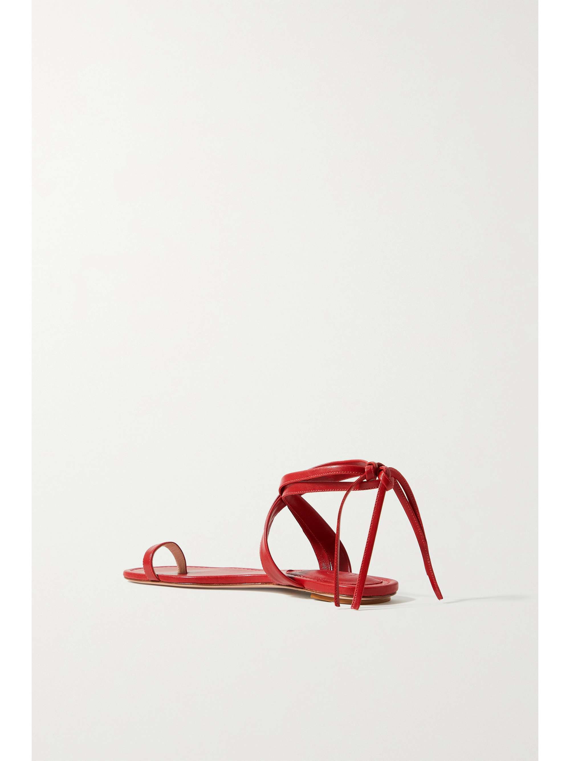 PORTE & PAIRE Leather sandals