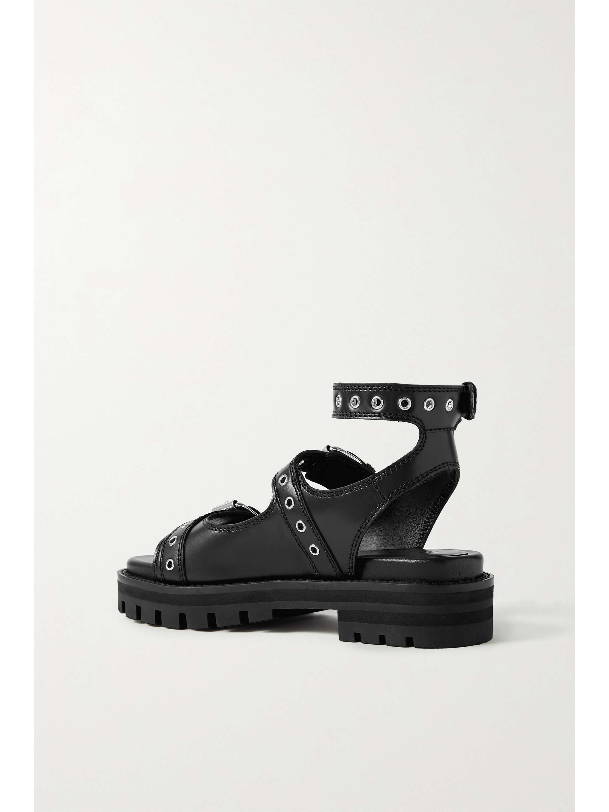 ALAÏA 30 buckled leather sandals