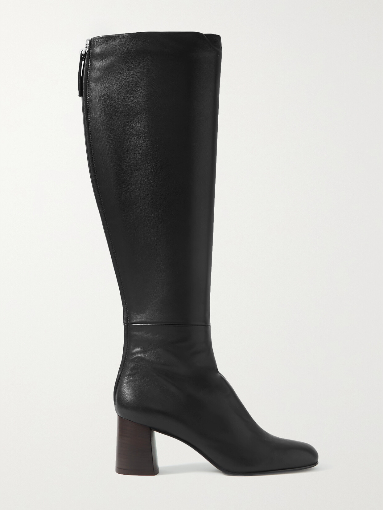 3.1 Phillip Lim Nadia Leather Knee Boots - Black