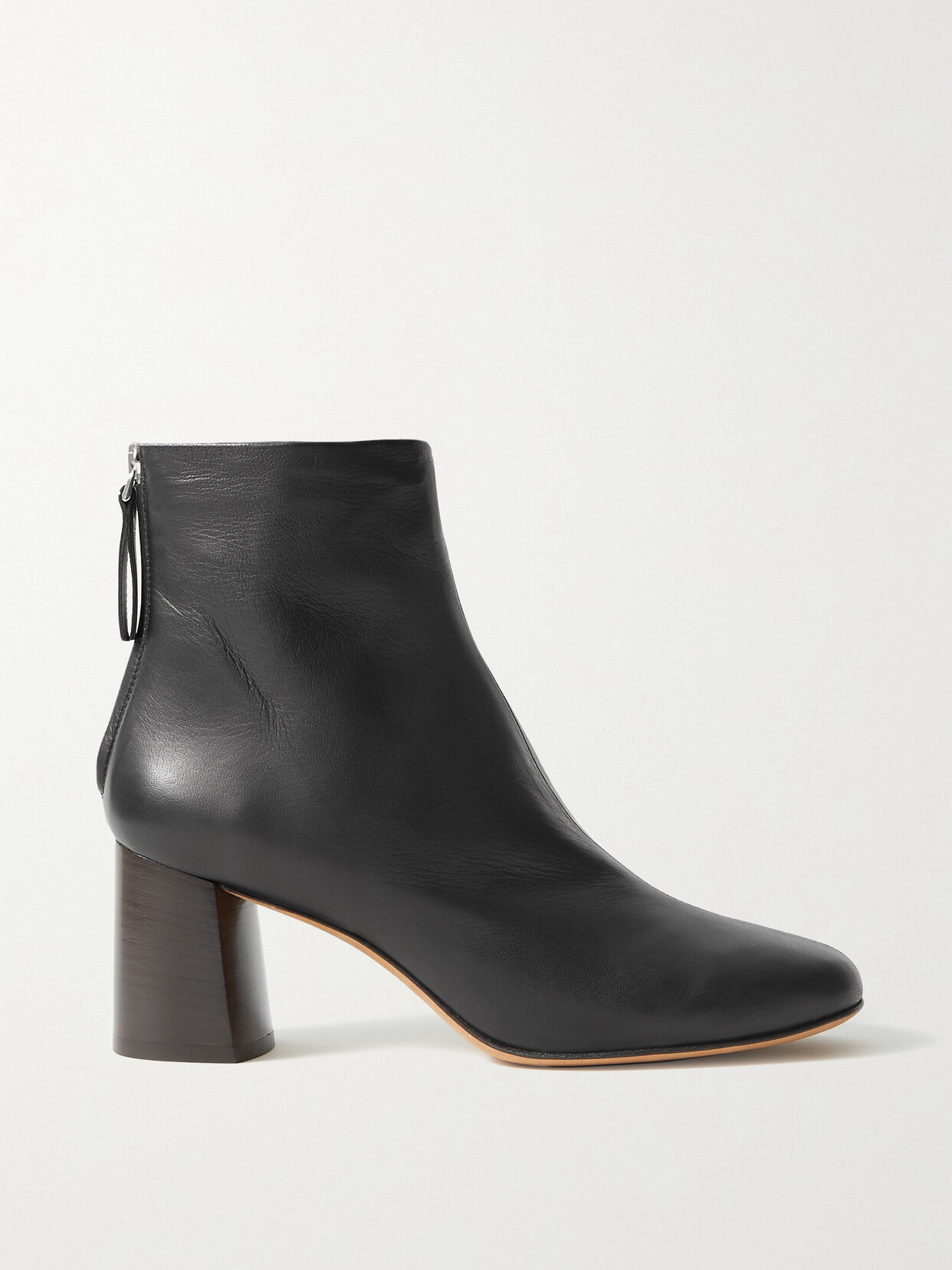 3.1 Phillip Lim Nadia Leather Ankle Boots In Black