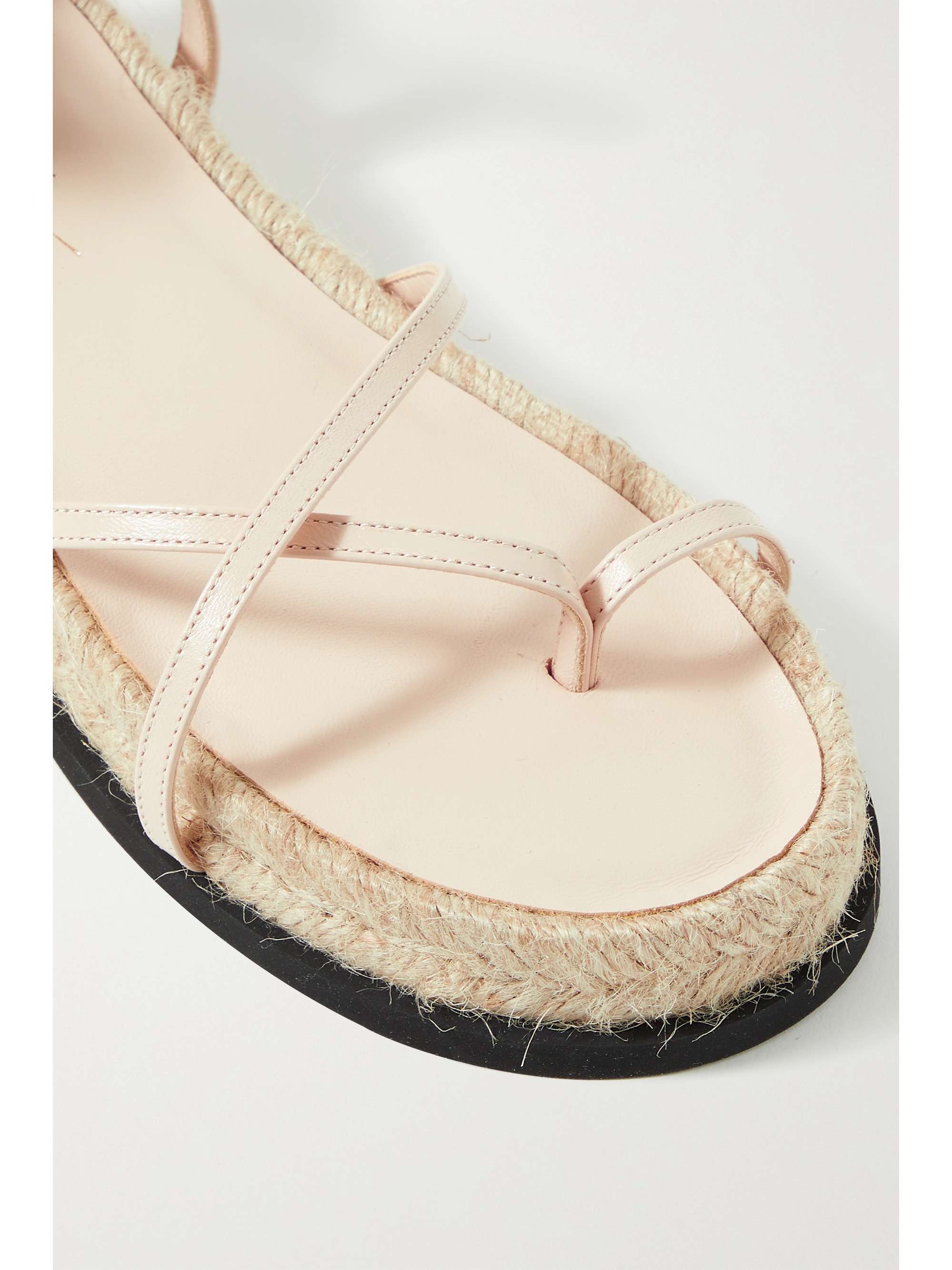 3.1 PHILLIP LIM Yasmine leather and grosgrain espadrille sandals