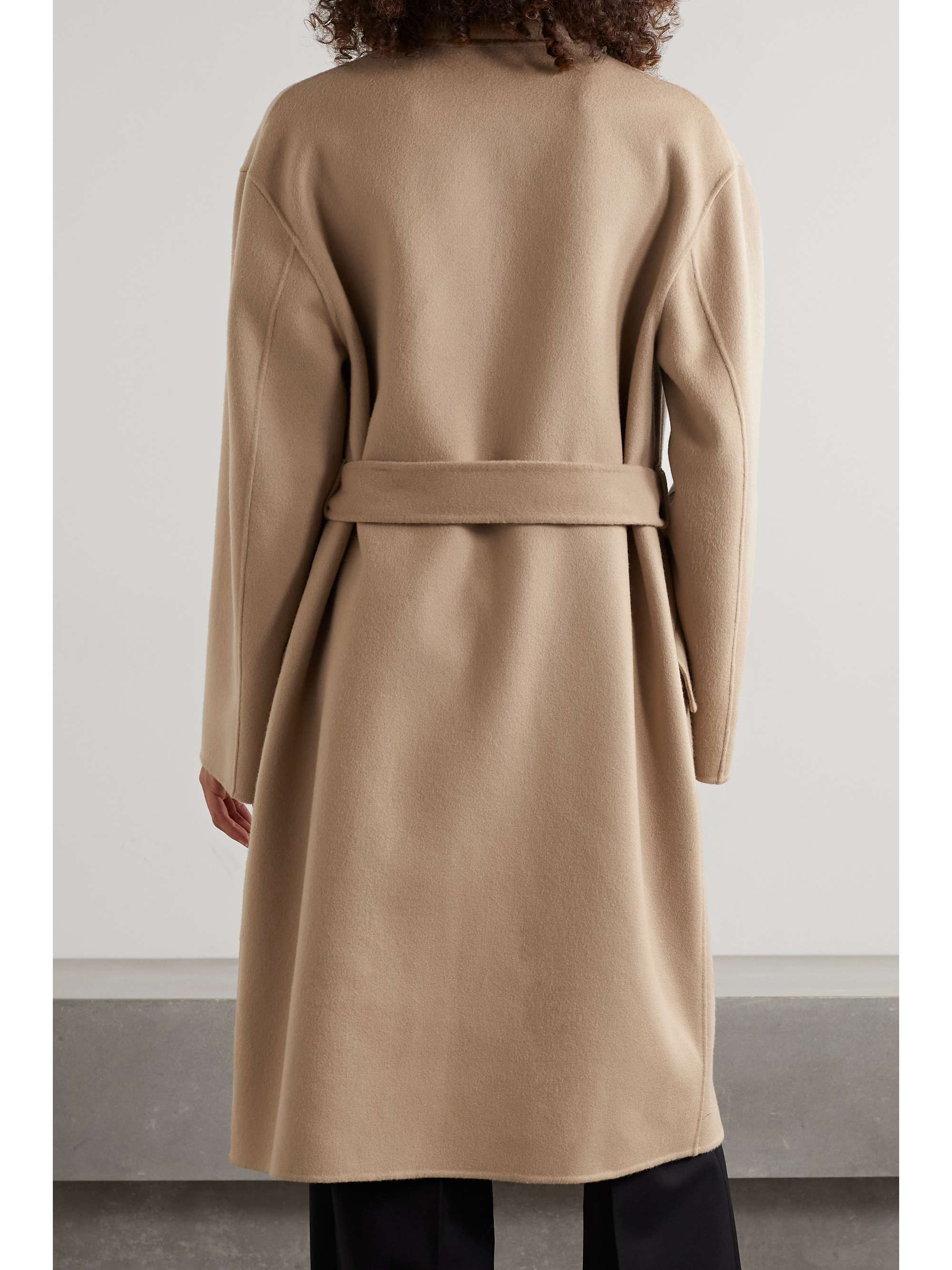 theory long wool coat