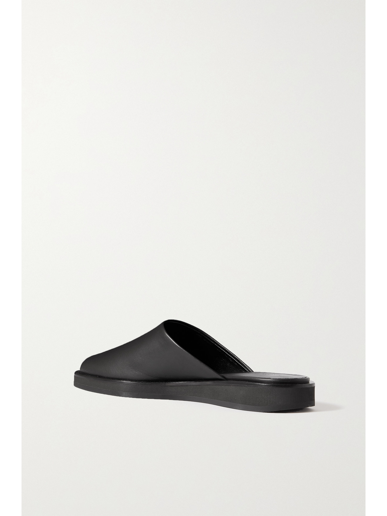 Magda Butrym Leather Mules In Black