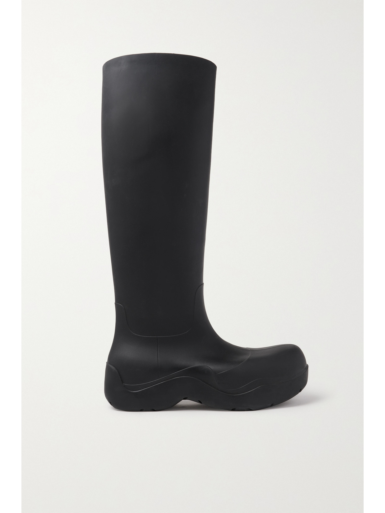 Bottega Veneta Chunky Sole Knee-high Boots In Black