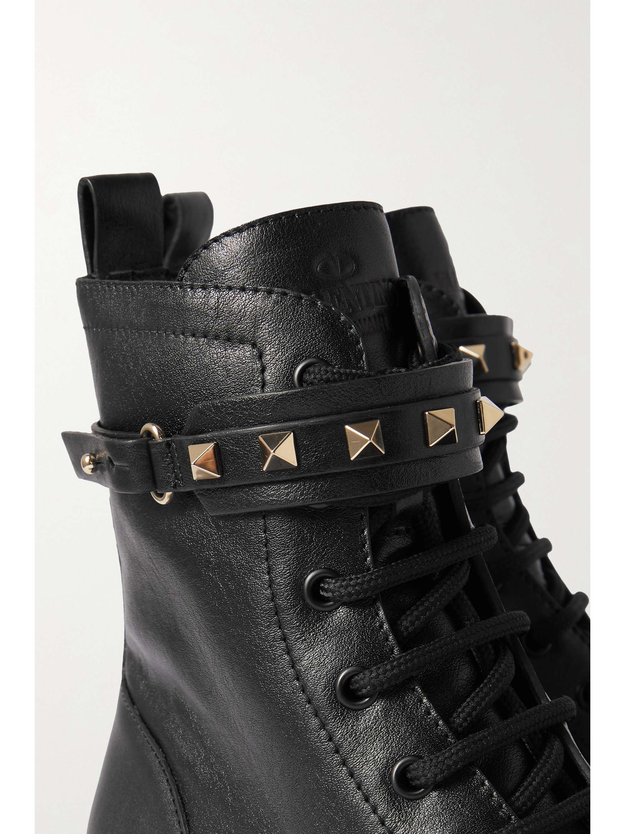 VALENTINO GARAVANI Rockstud leather ankle boots | NET-A-PORTER