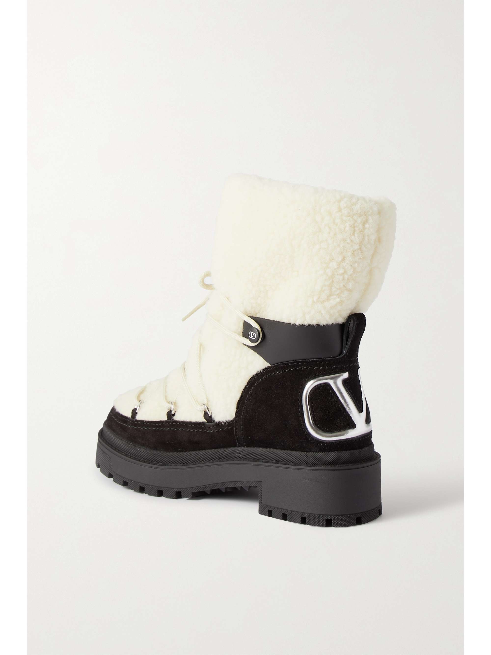 valentino shearling boots