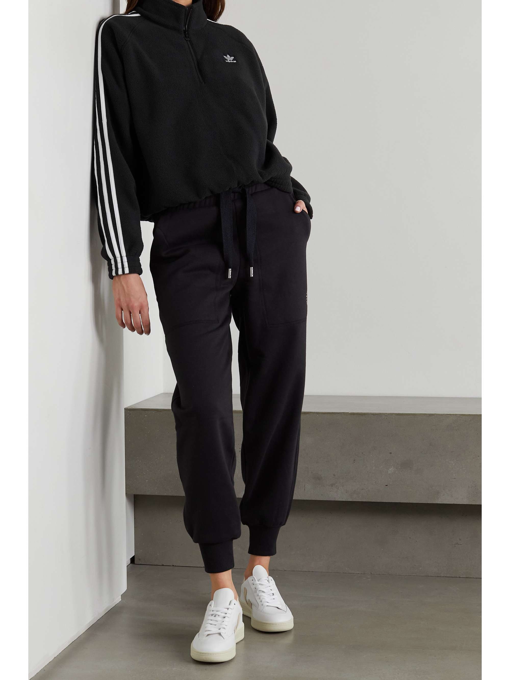 adidas fleece sweatshirt