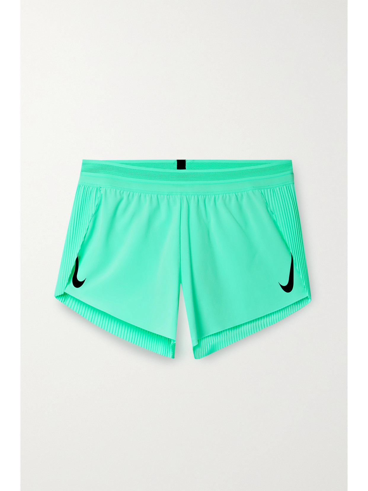 Nike Aeroswift Stretch-shell Shorts In Green