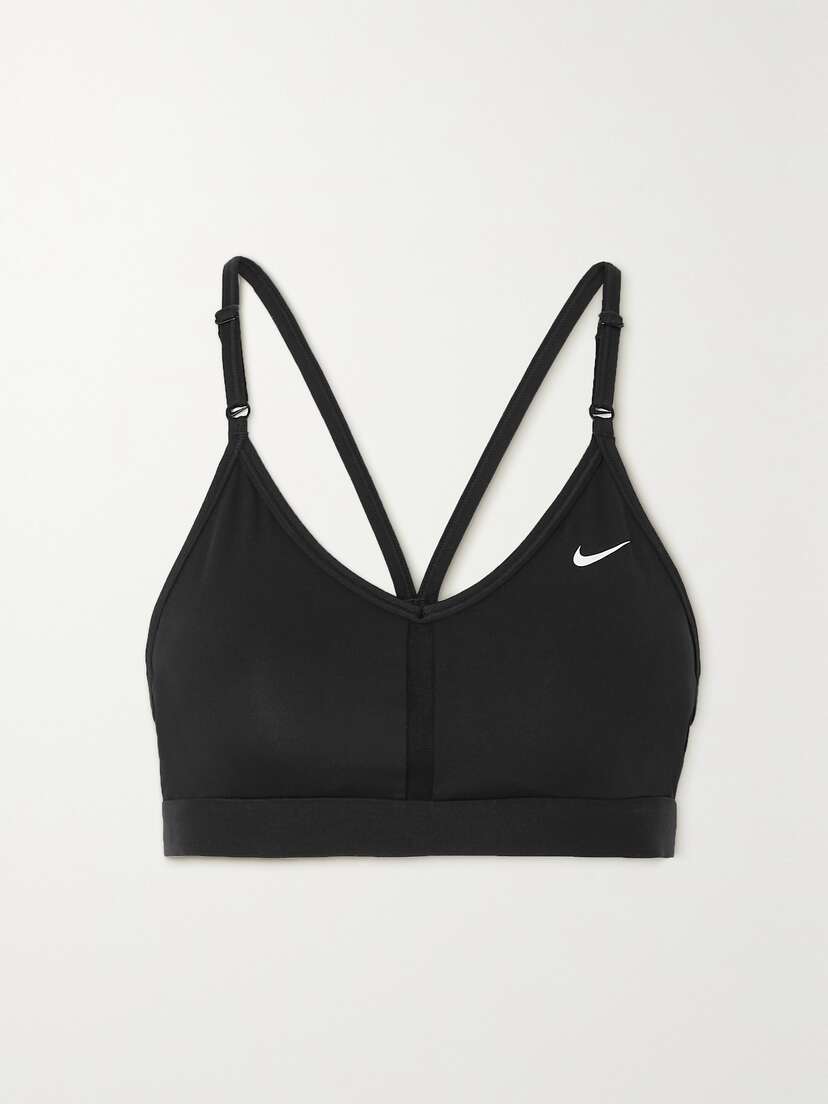 Nike Indy Mesh-trimmed Dri-fit Stretch Sports Bra - x large