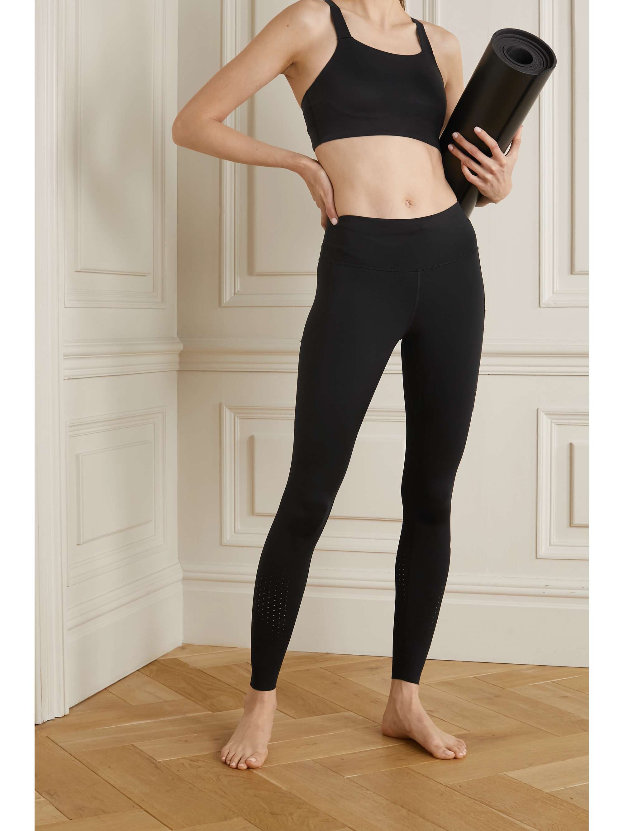 ALO YOGA Alosoft stretch-knit 7/8 leggings