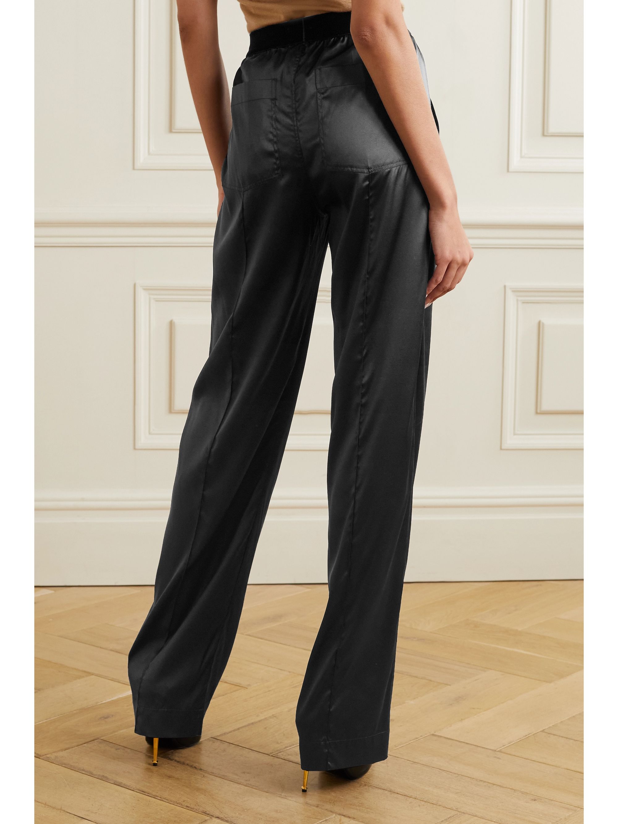 black velvet pants mens