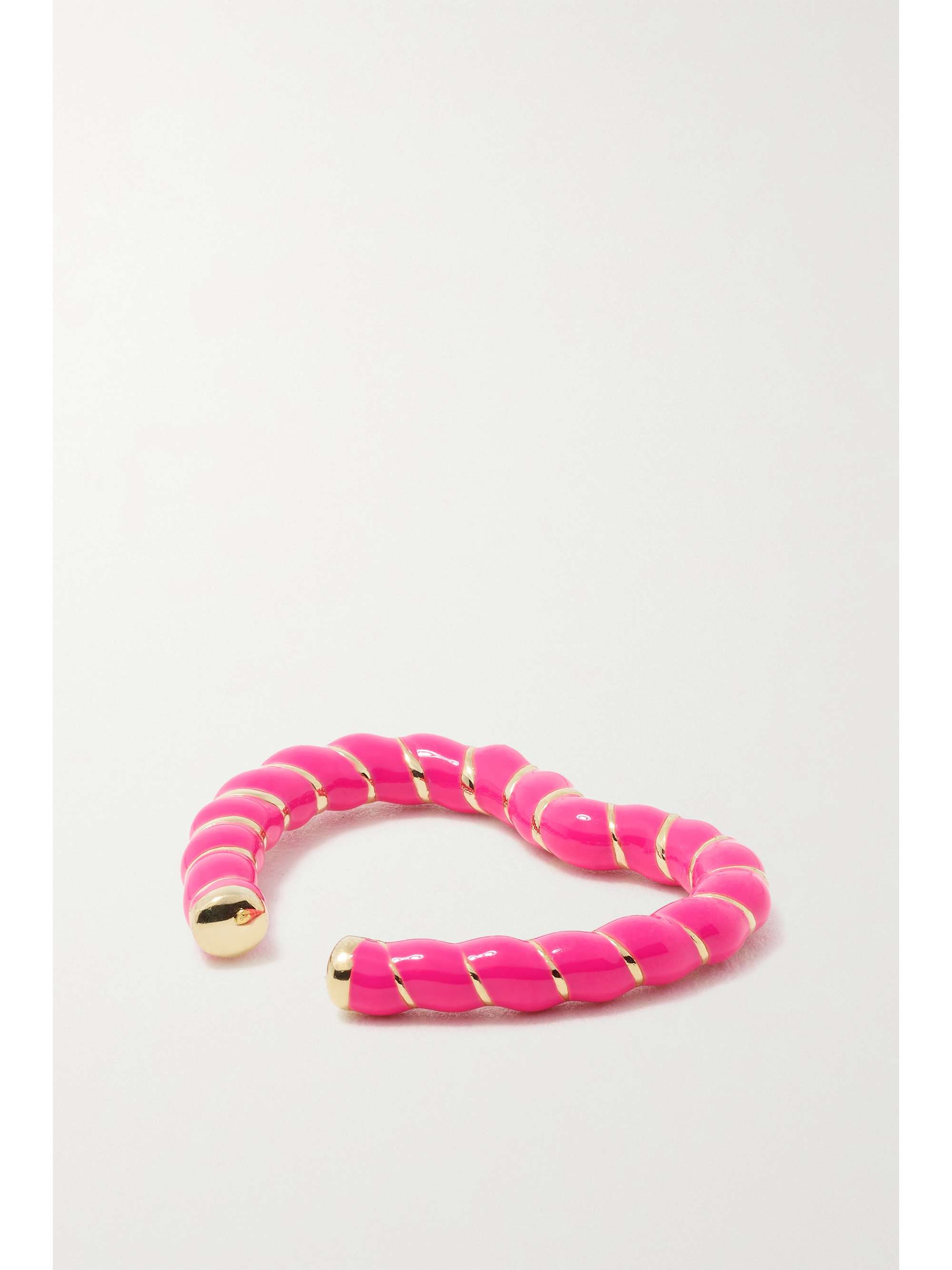 YVONNE LÉON 9-karat gold and enamel ear cuff