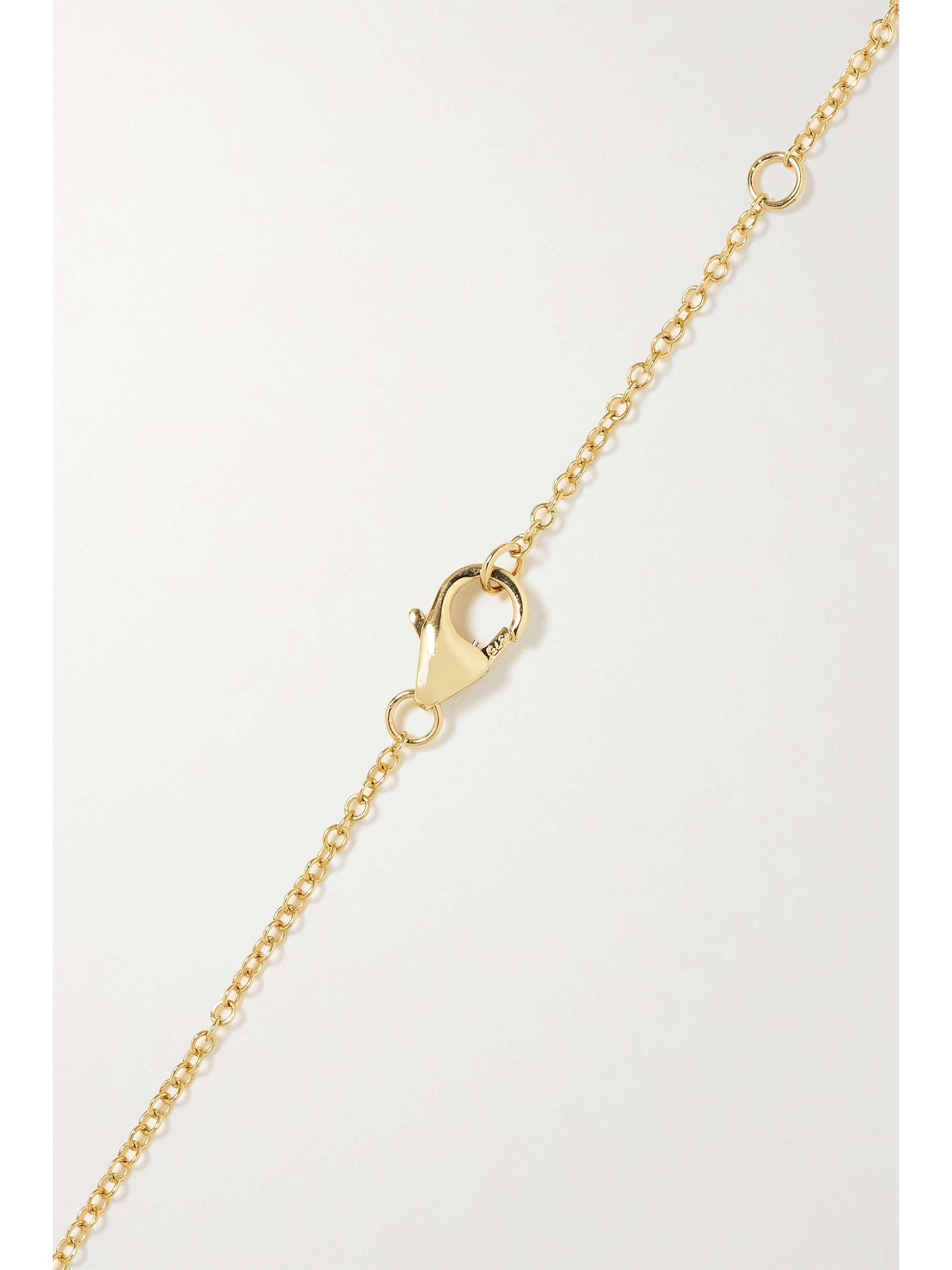 YVONNE LÉON 18-karat gold diamond anklet