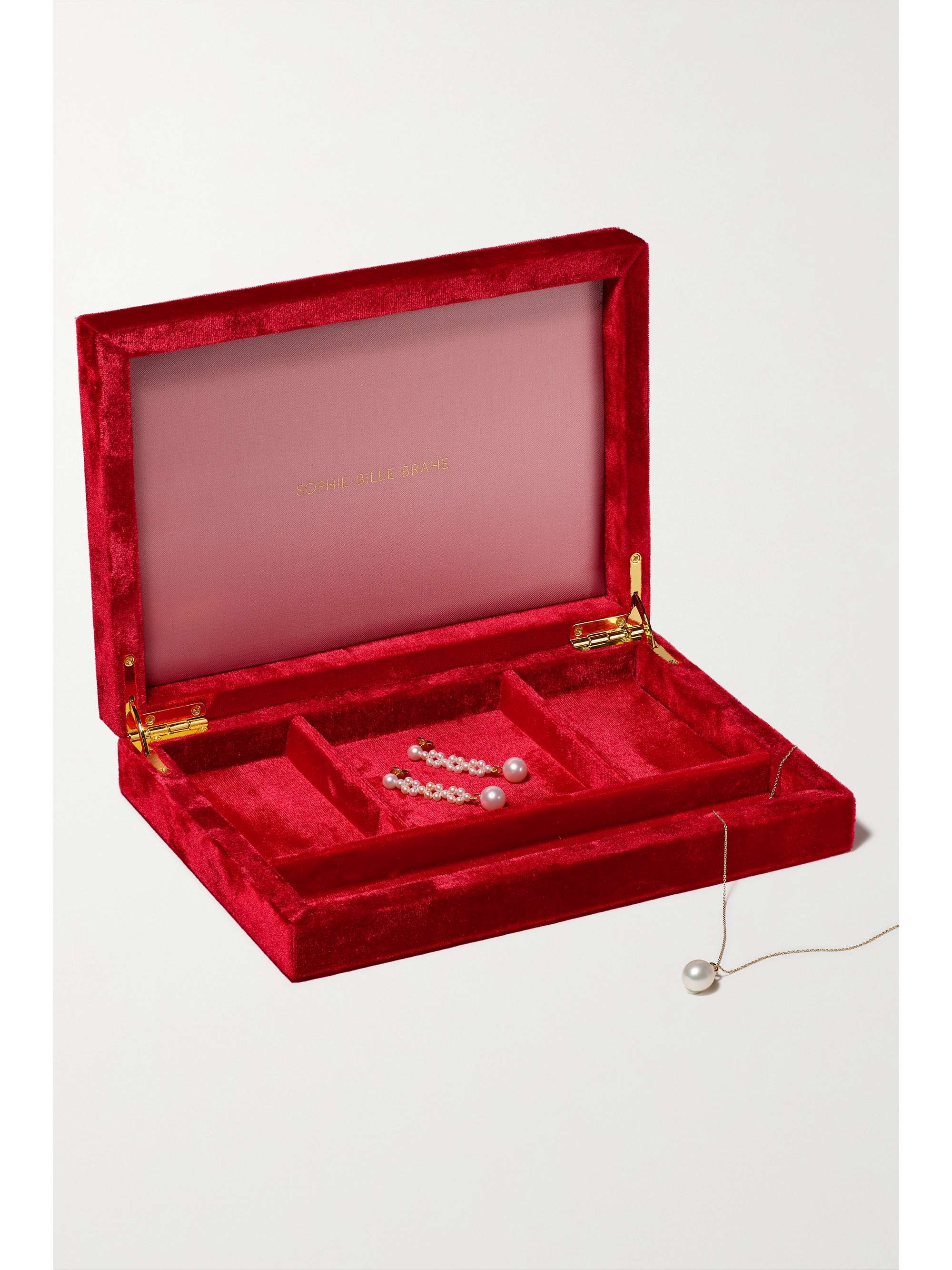 SOPHIE BILLE BRAHE Boîte à bijoux en velours Trésor