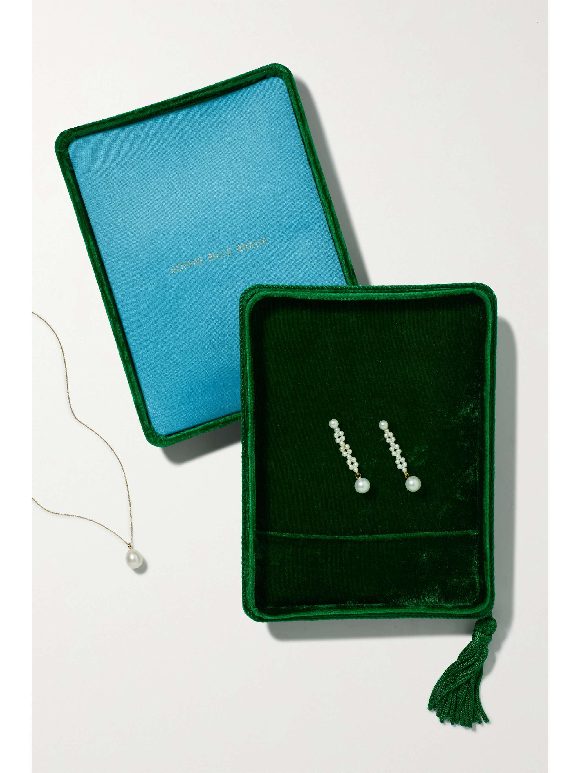 SOPHIE BILLE BRAHE Boîte à bijoux en velours Large