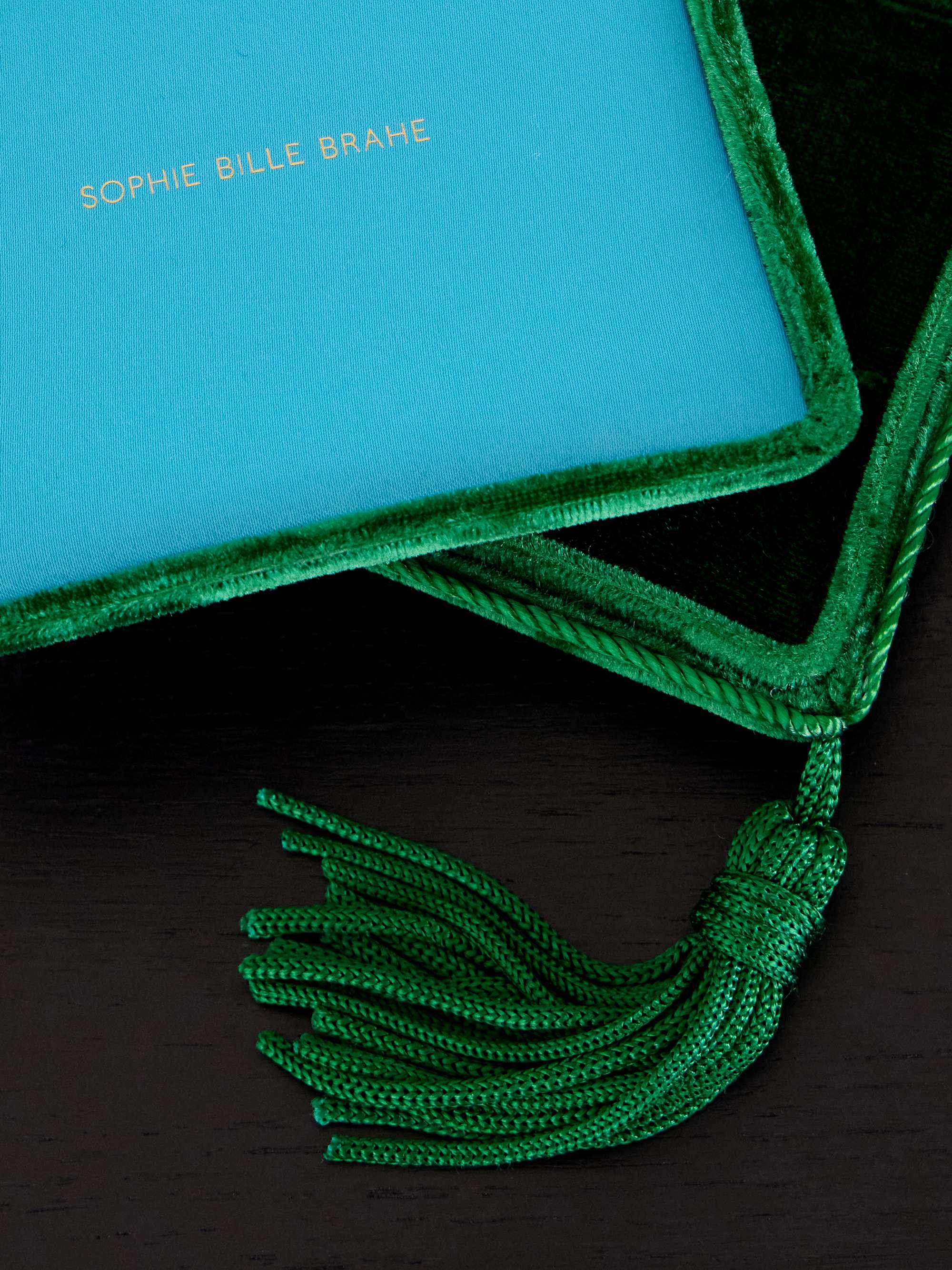 SOPHIE BILLE BRAHE Velvet jewelry box | NET-A-PORTER