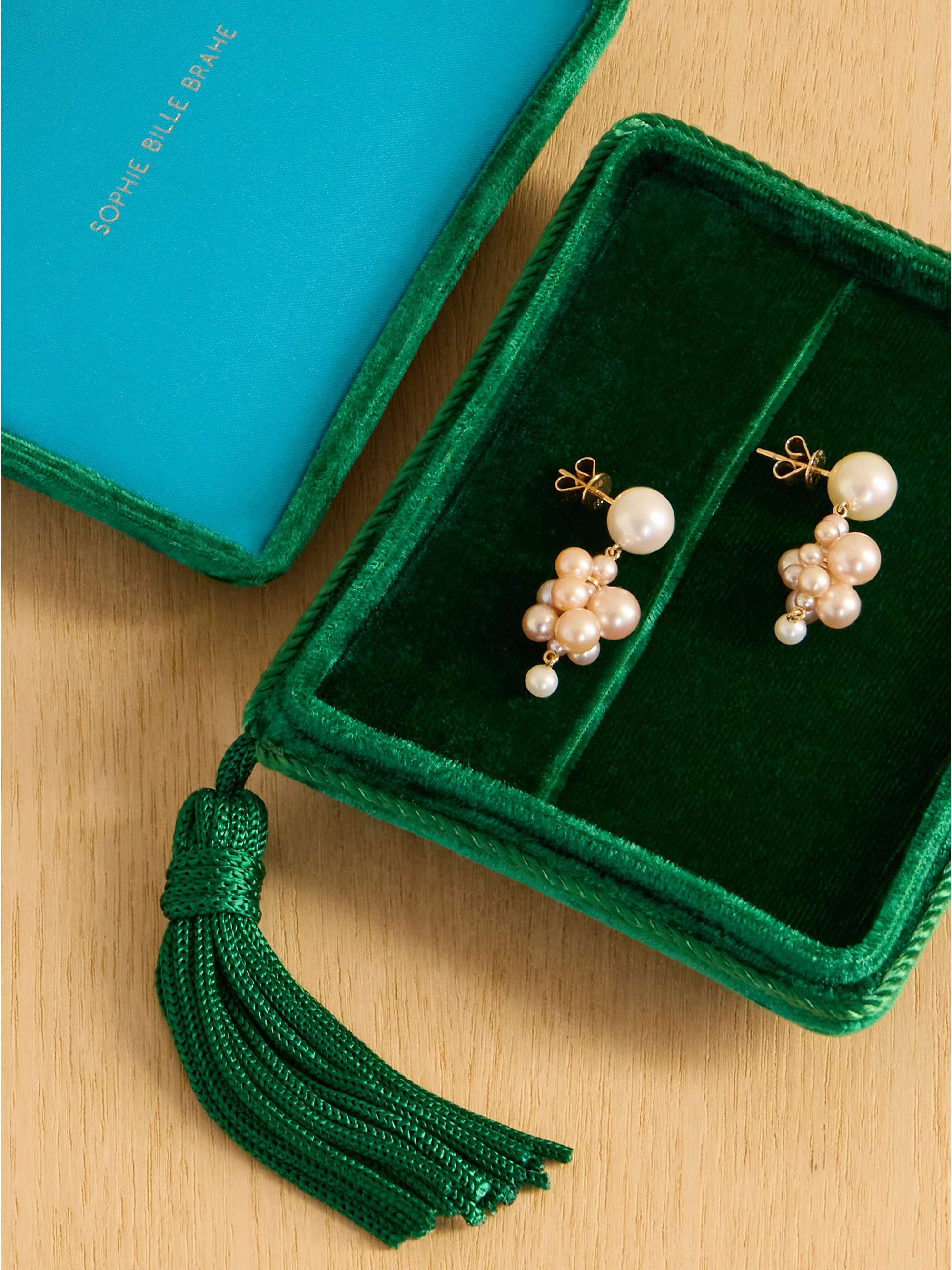 SOPHIE BILLE BRAHE Velvet jewelry box