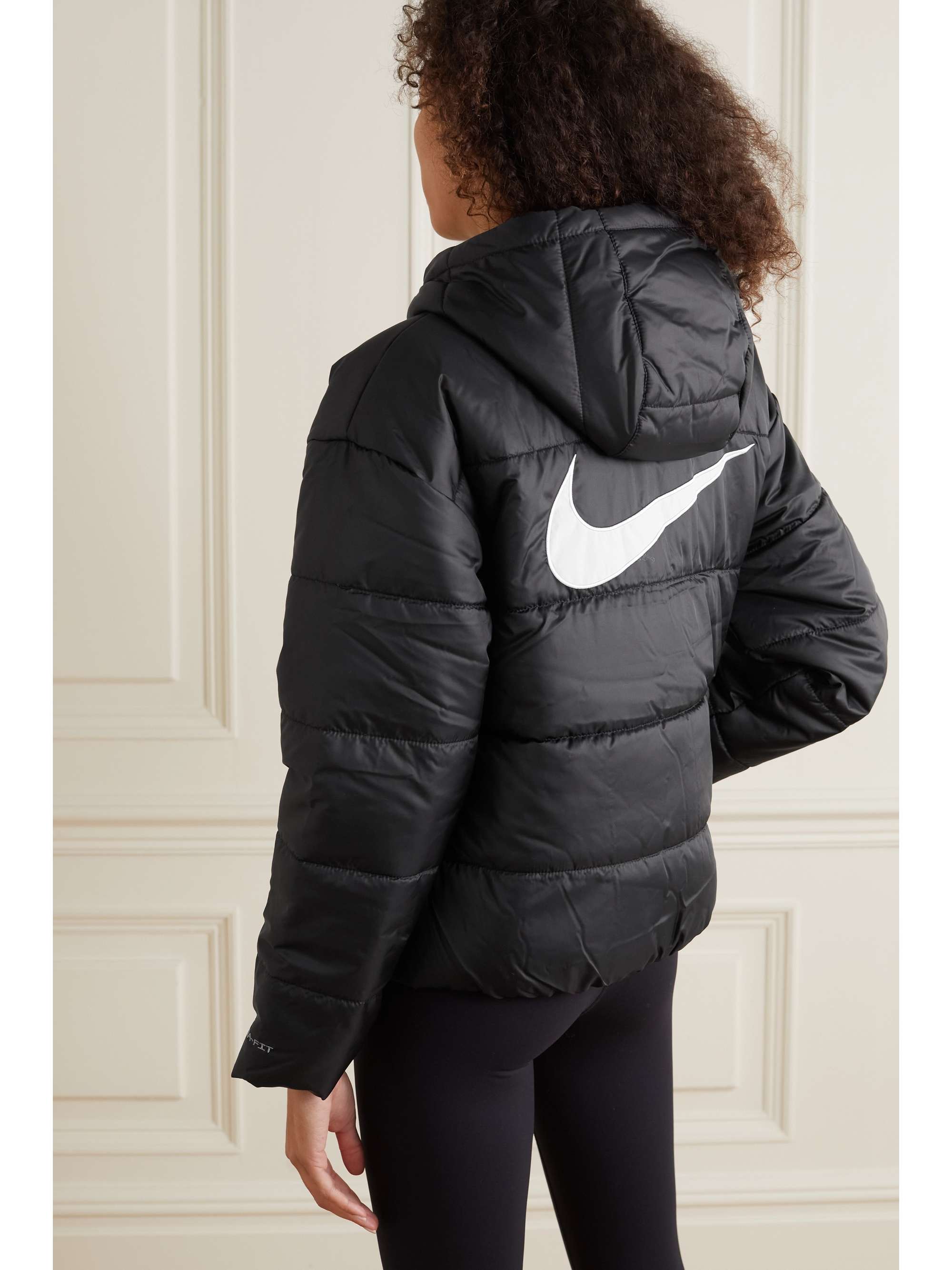 nike printed shell parka