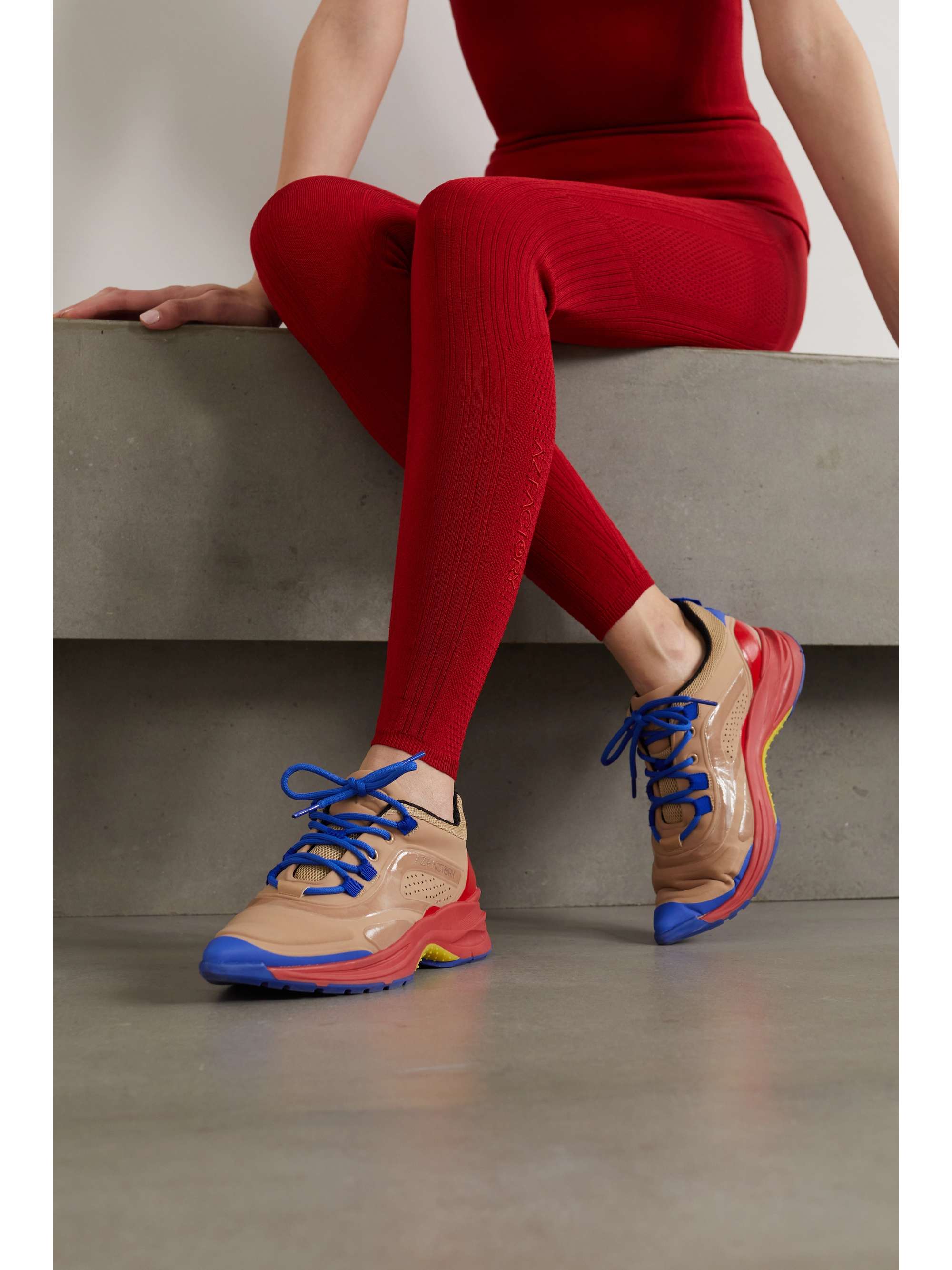 AZ FACTORY Neoprene and mesh sneakers