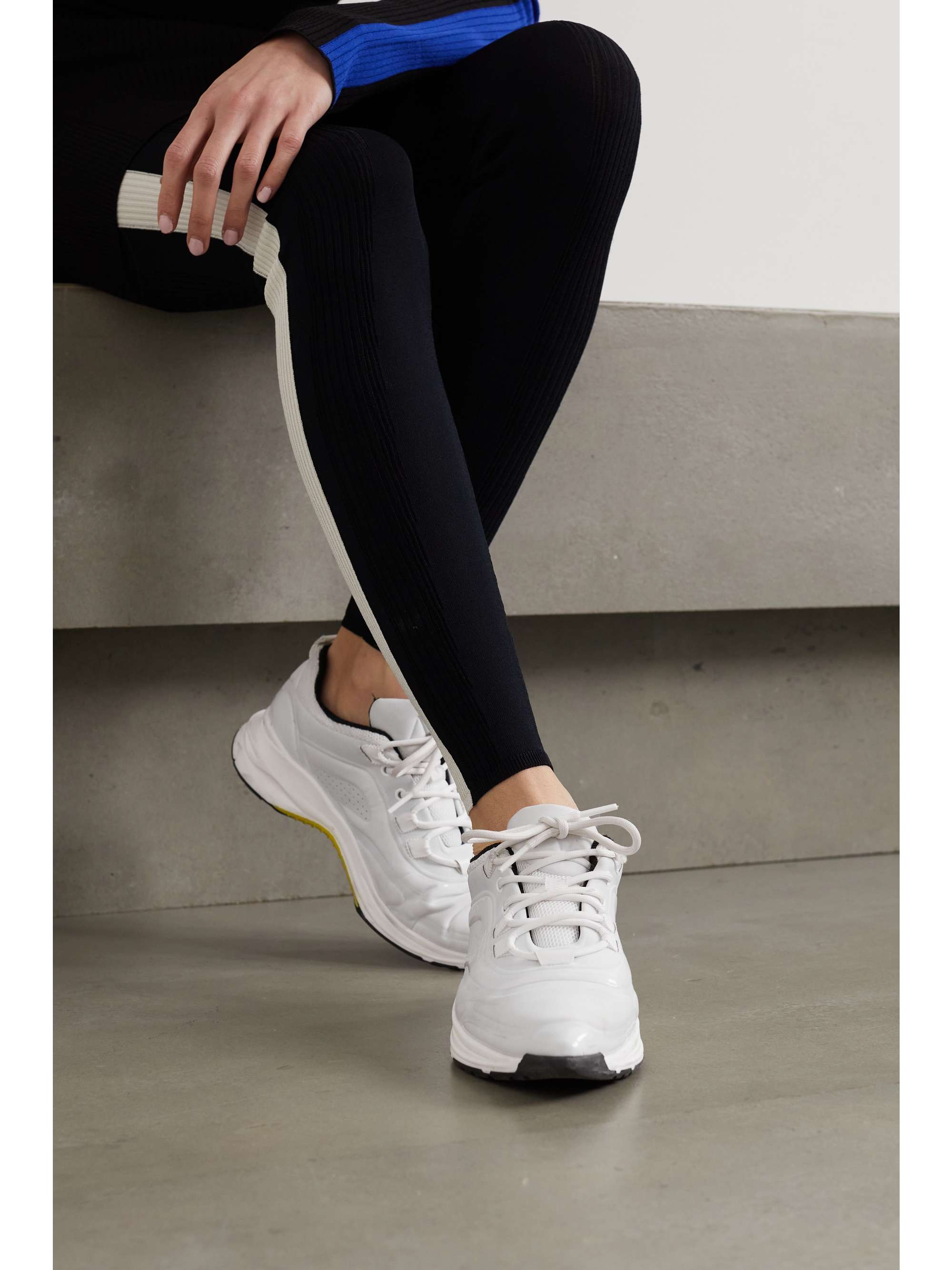 AZ FACTORY Neoprene and mesh sneakers | NET-A-PORTER