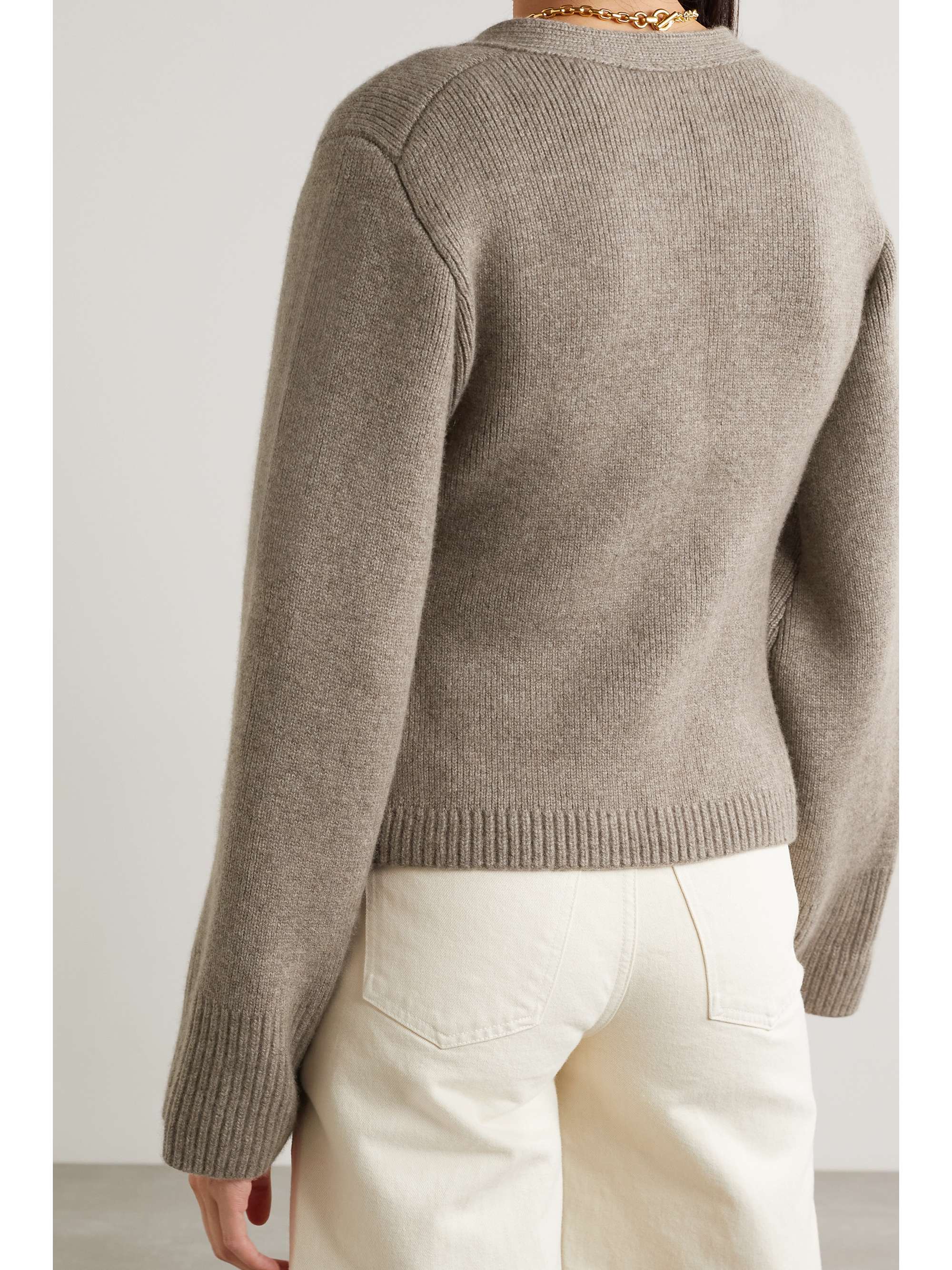 KHAITE Scarlet cashmere cardigan